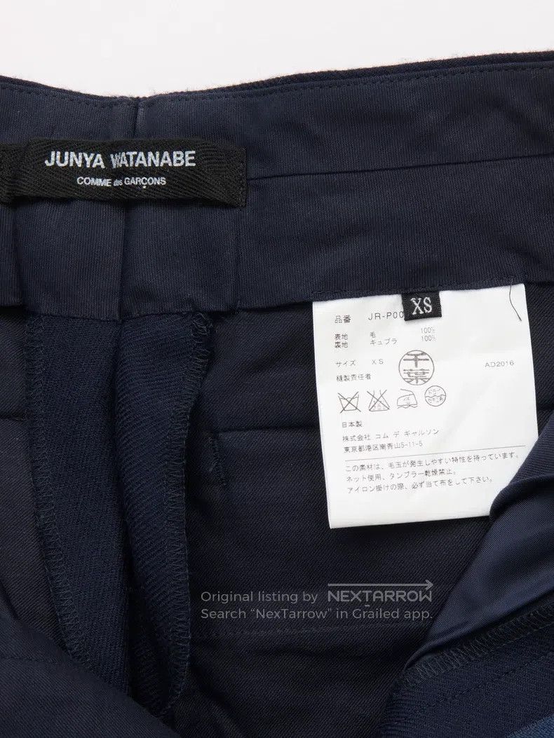 Junya Watanabe Junya Watanabe size XS Navy wool trousers Size 22" - 9 Thumbnail