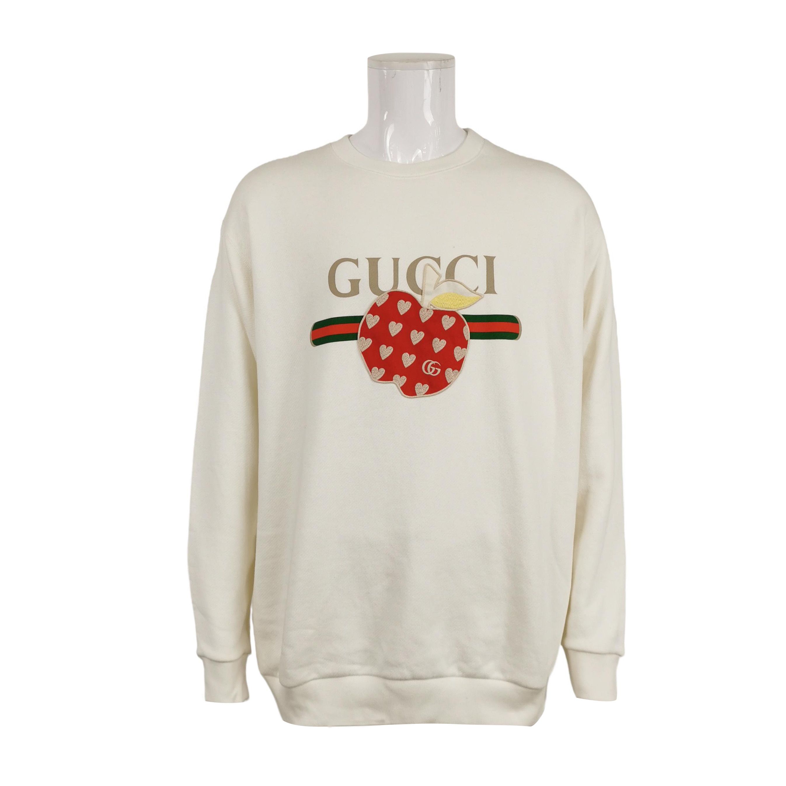 Gucci Gucci Apple Heart Logo Sweatshirt XXL Size US XXL / EU 58 / 5 - 1 Thumbnail