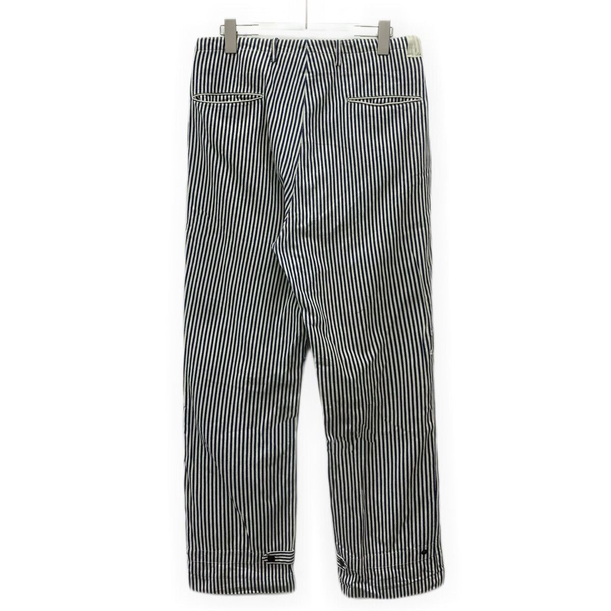 N.Hoolywood N.Hoolywood Color Block Striped Cotton Casual Trousers K26WX Size US 32 / EU 48 - 2 Thumbnail