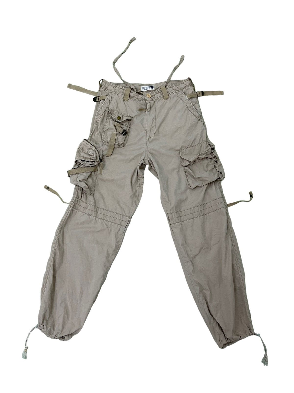 Japanese Brand Cargo Tactical Defry Multipockets Pant Wide 6🟦9 Size US 31 - 1 Thumbnail
