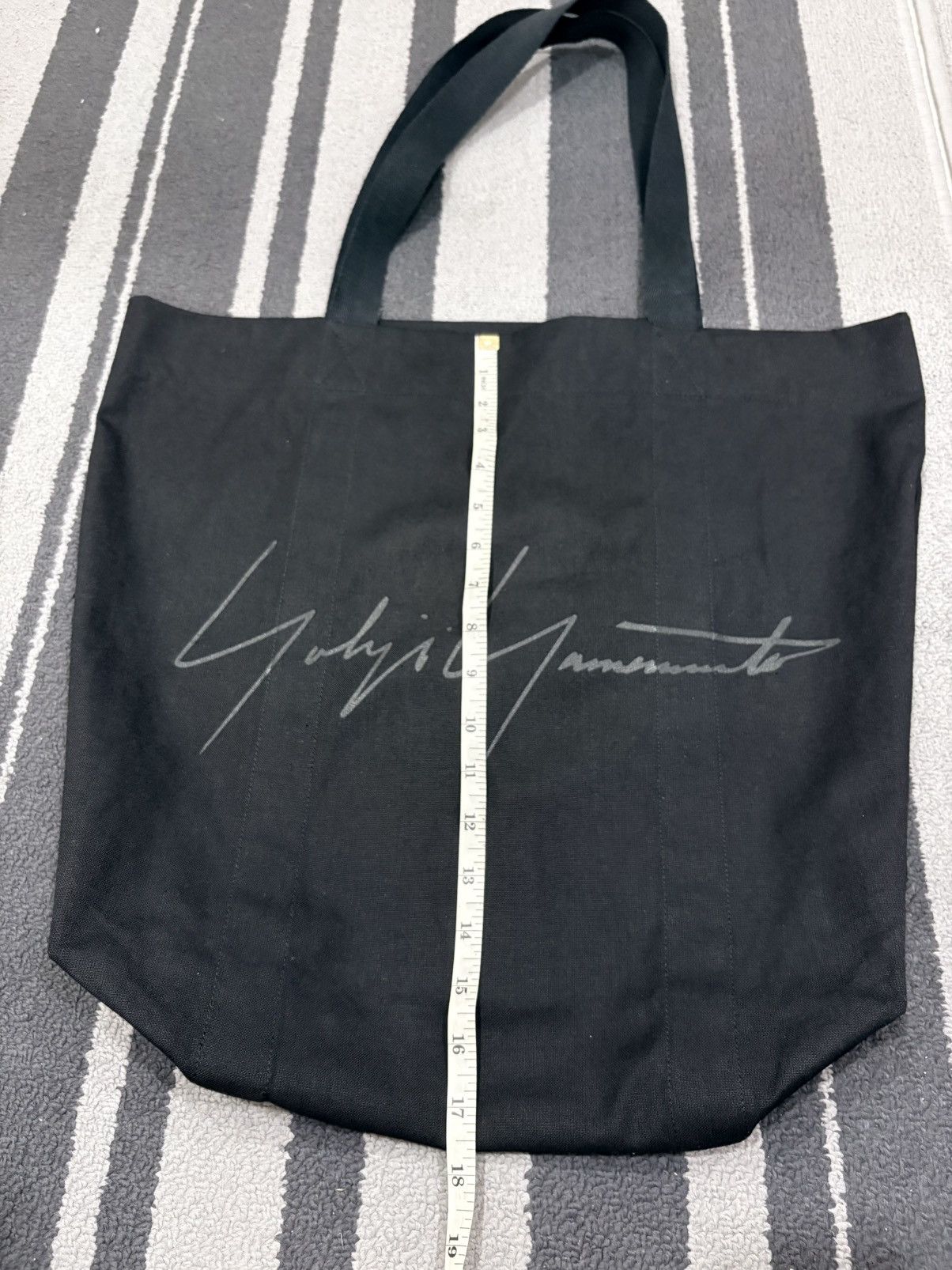 Yohji Yamamoto YOHJI YAMAMOTO SIGNATURE TOTE BAG MADE IN JAPAN 🇯🇵 Size ONE SIZE - 7 Thumbnail