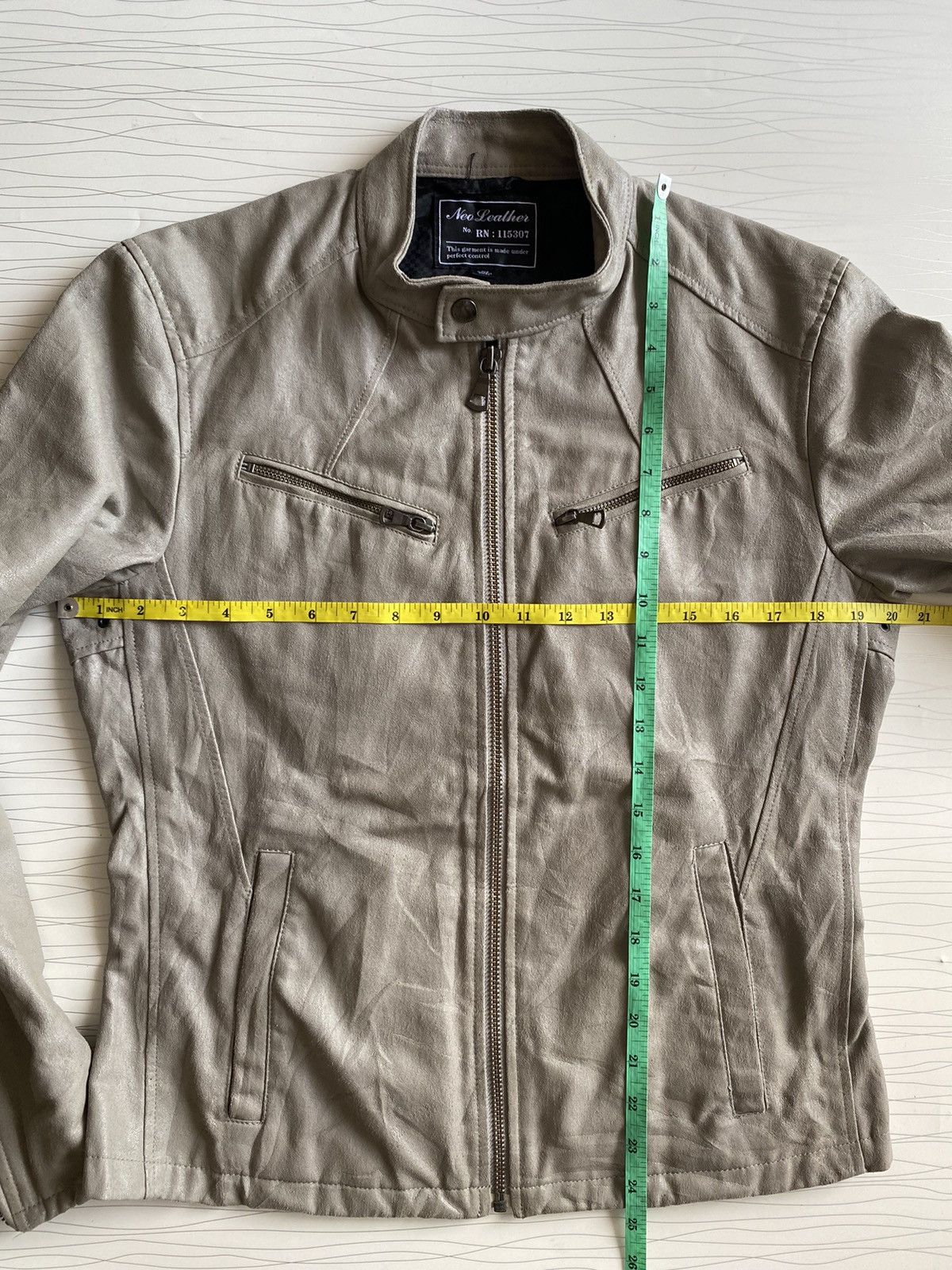 14th Addiction × Japanese Brand × Uniqlo Vintage Neo Leather Motorcyle Jacket Size US M / EU 48-50 / 2 - 22 Thumbnail