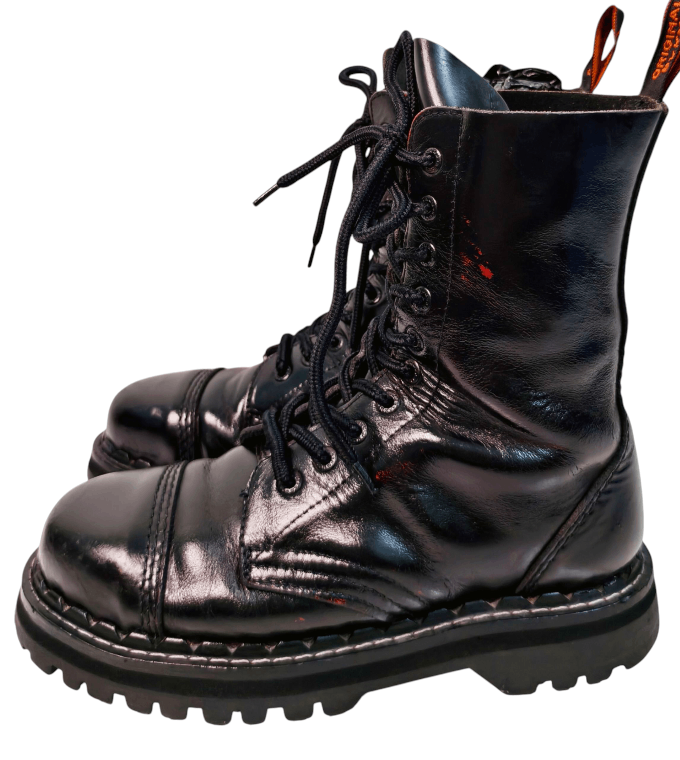 Other KMM Combat boots Men's 10 eyes Black Steel Toe Size US 9 / EU 42 - 6 Thumbnail