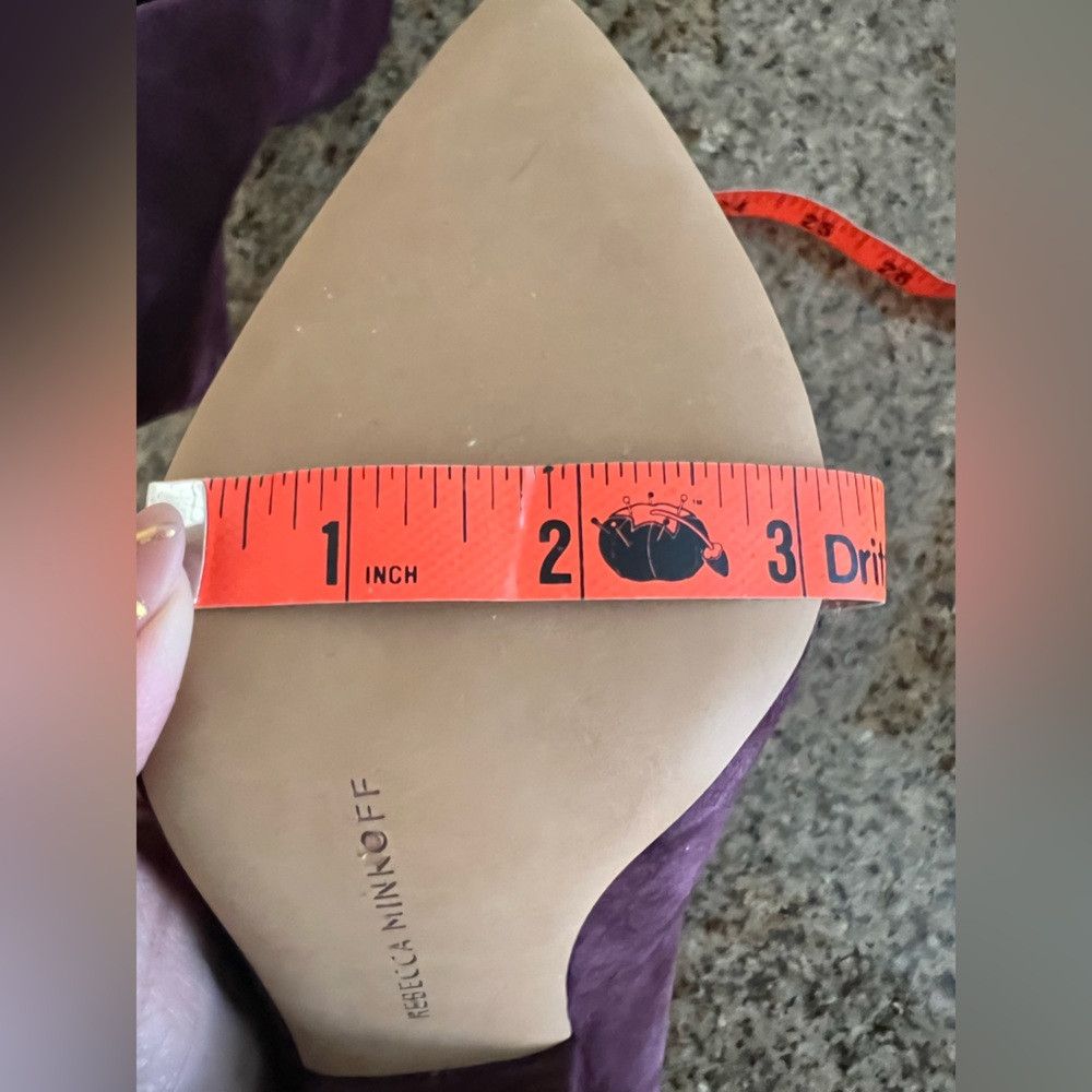 Rebecca Minkoff Rebecca Minkoff Zuria Suede Pumps Blackberry Size 8M NIB Size US 8 / IT 38 - 8 Thumbnail
