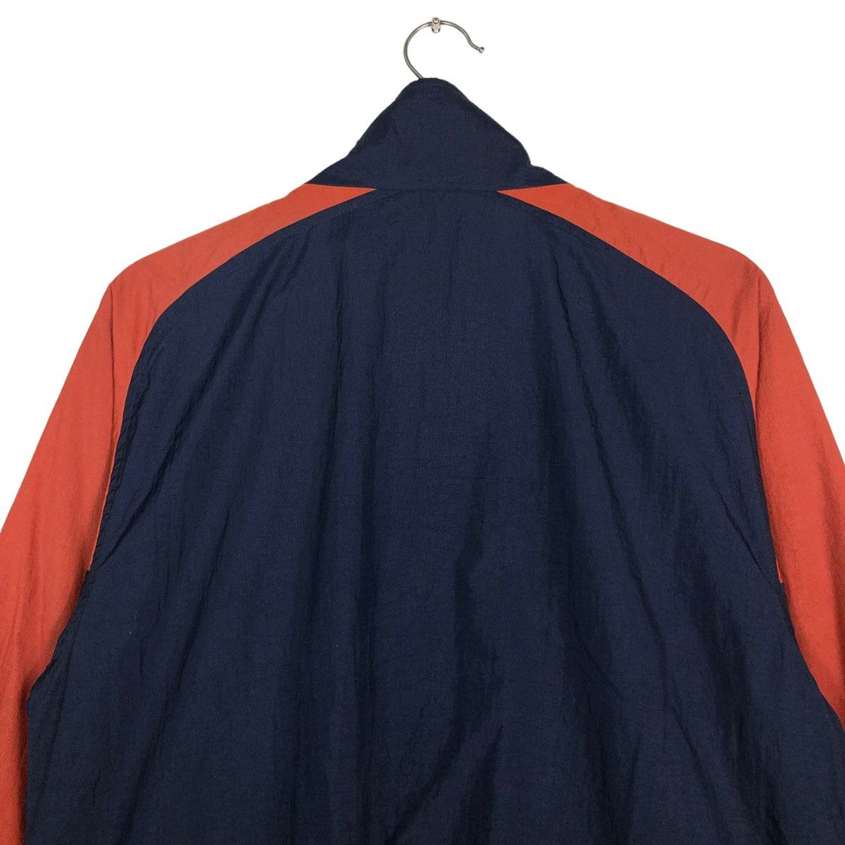 Nike 🔥VINTAGE NIKE BIKER ZIPPER JACKET BIG SWOOSH LOGO Size US M / EU 48-50 / 2 - 9 Thumbnail