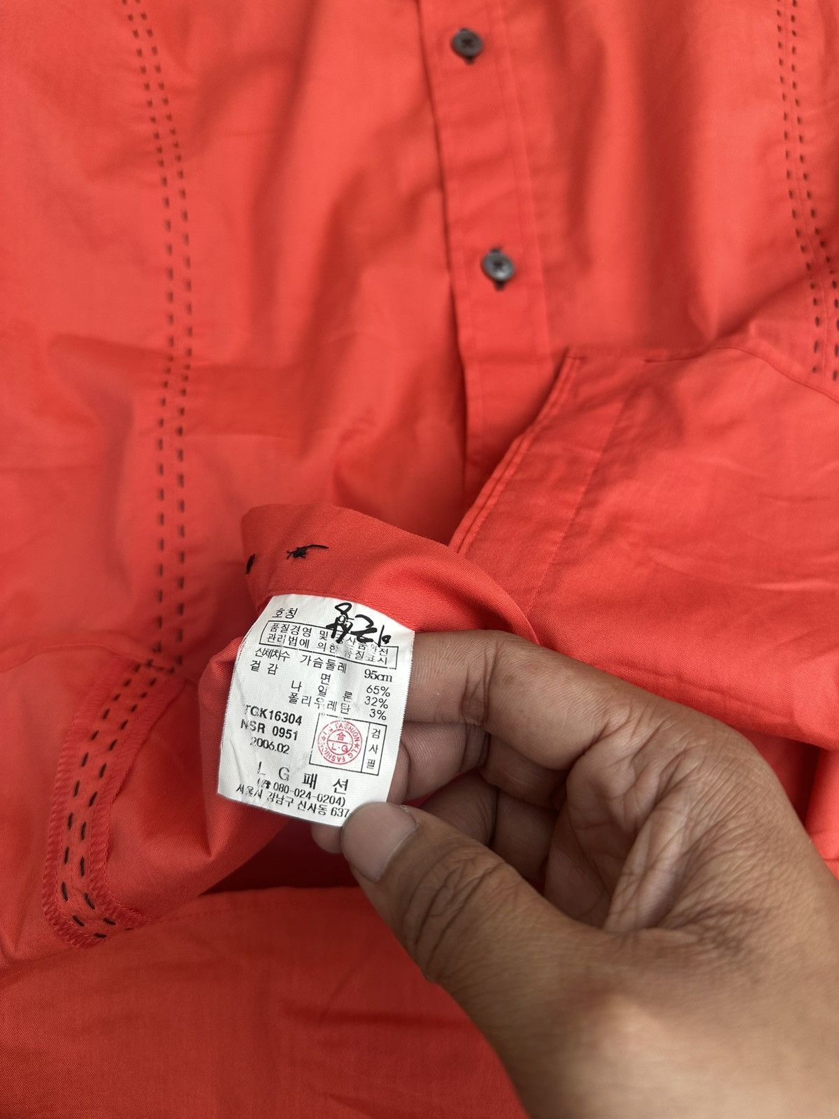 Japanese Brand Japanese Slimfit Button Up Shirt Raf Simons Style Size US M / EU 48-50 / 2 - 11 Thumbnail