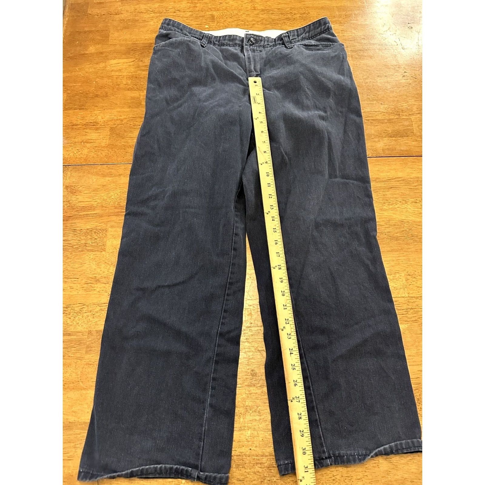 Vintage Bulwark FR Pants Men 32x31 Westex Ultrasoft Blue Cargo Workwear Size US 32 / EU 48 - 6 Thumbnail