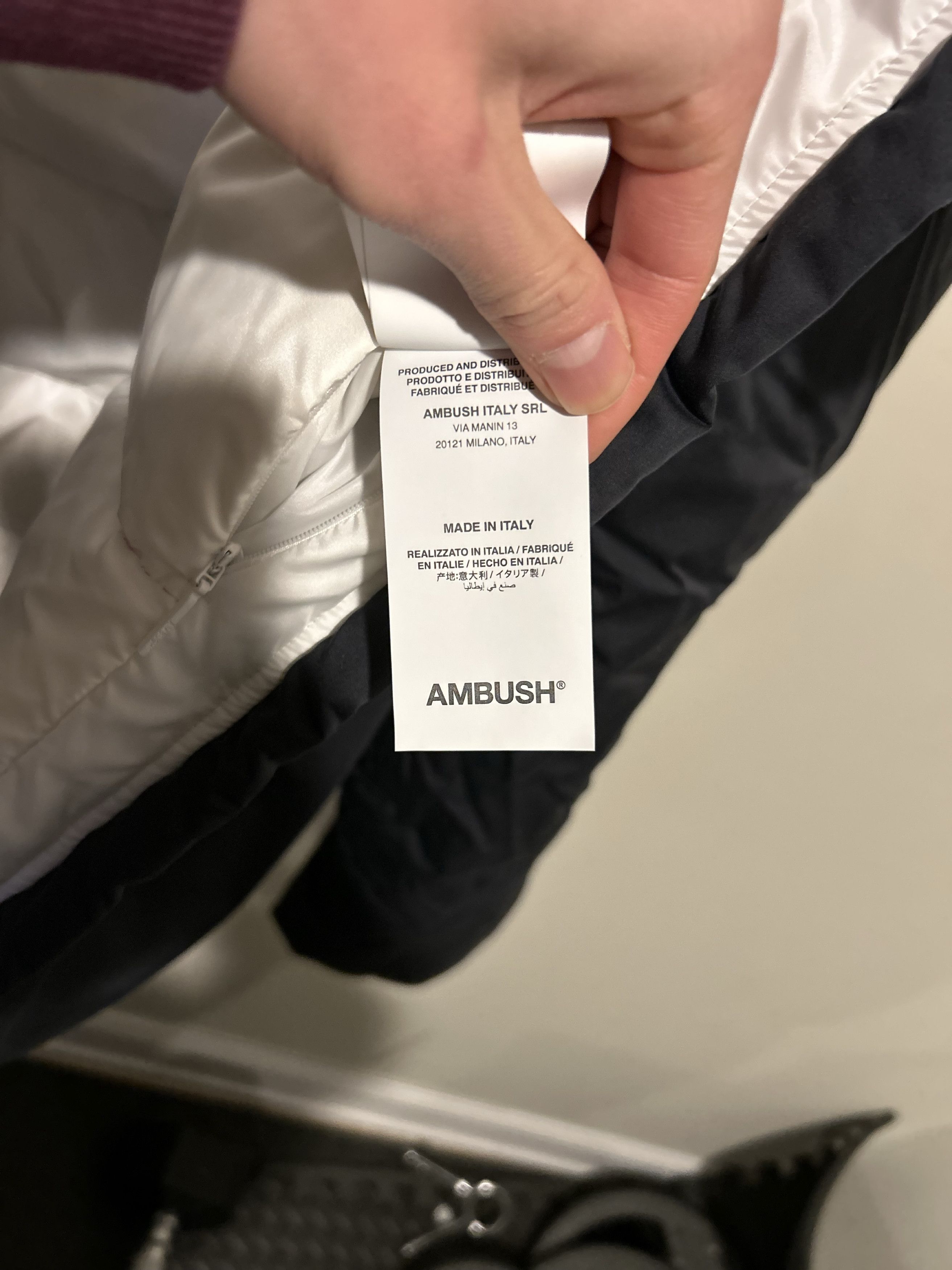 Ambush Design AMBUSH Reversible Down Jacket Navy/White Size 2 Size US M / EU 48-50 / 2 - 9 Thumbnail