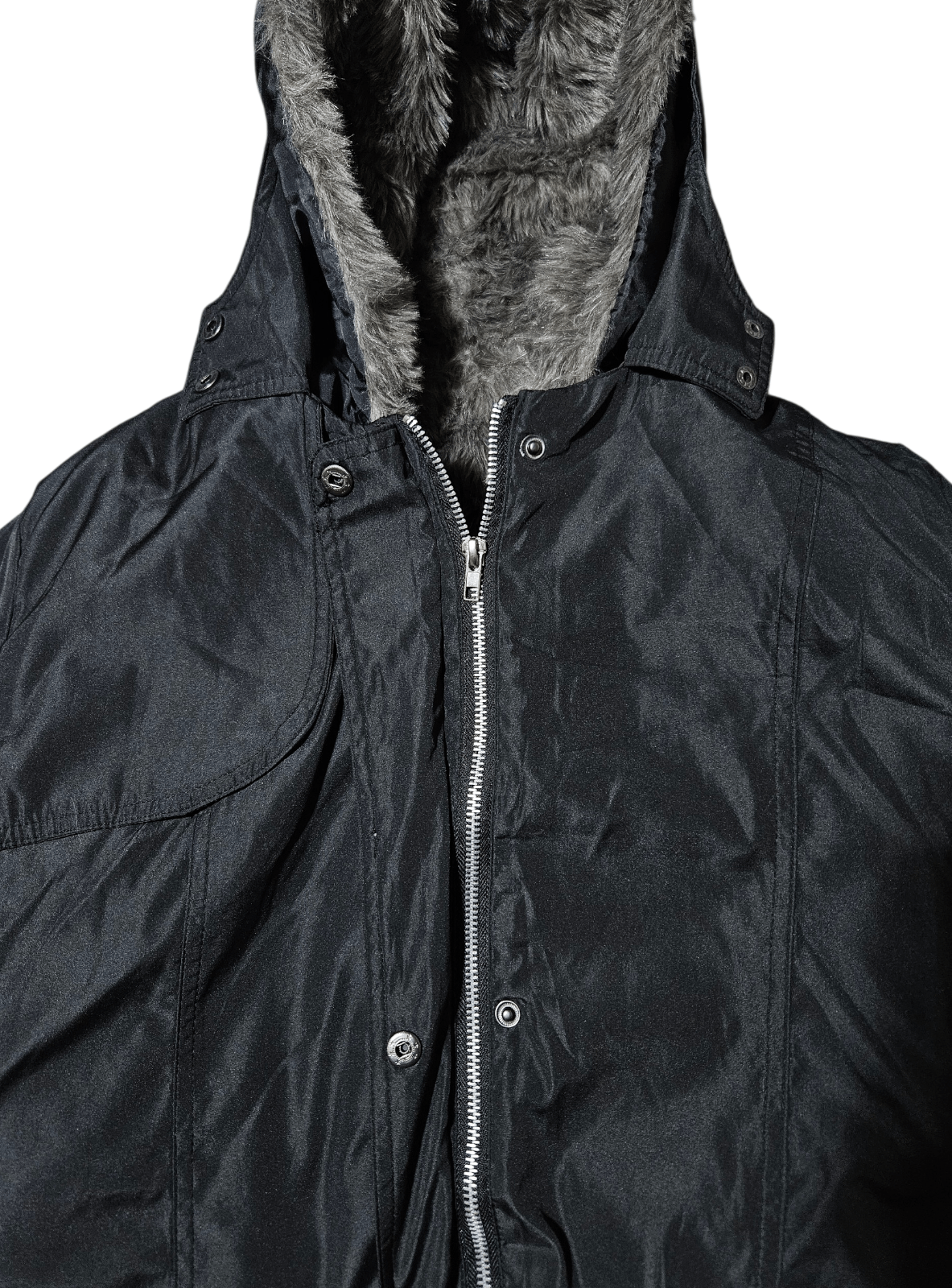 Other Womens L Parka 4 In 1 Removable Liner Reversible Faux Fur Size L / US 10 / IT 46 - 4 Thumbnail