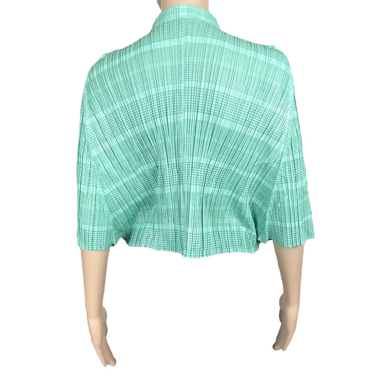 Pleats Please Issey Miyake Pleats Please Issey Miyake Button Up Crop Top Poncho Shirt Size S / US 4 / IT 40 - 14 Thumbnail