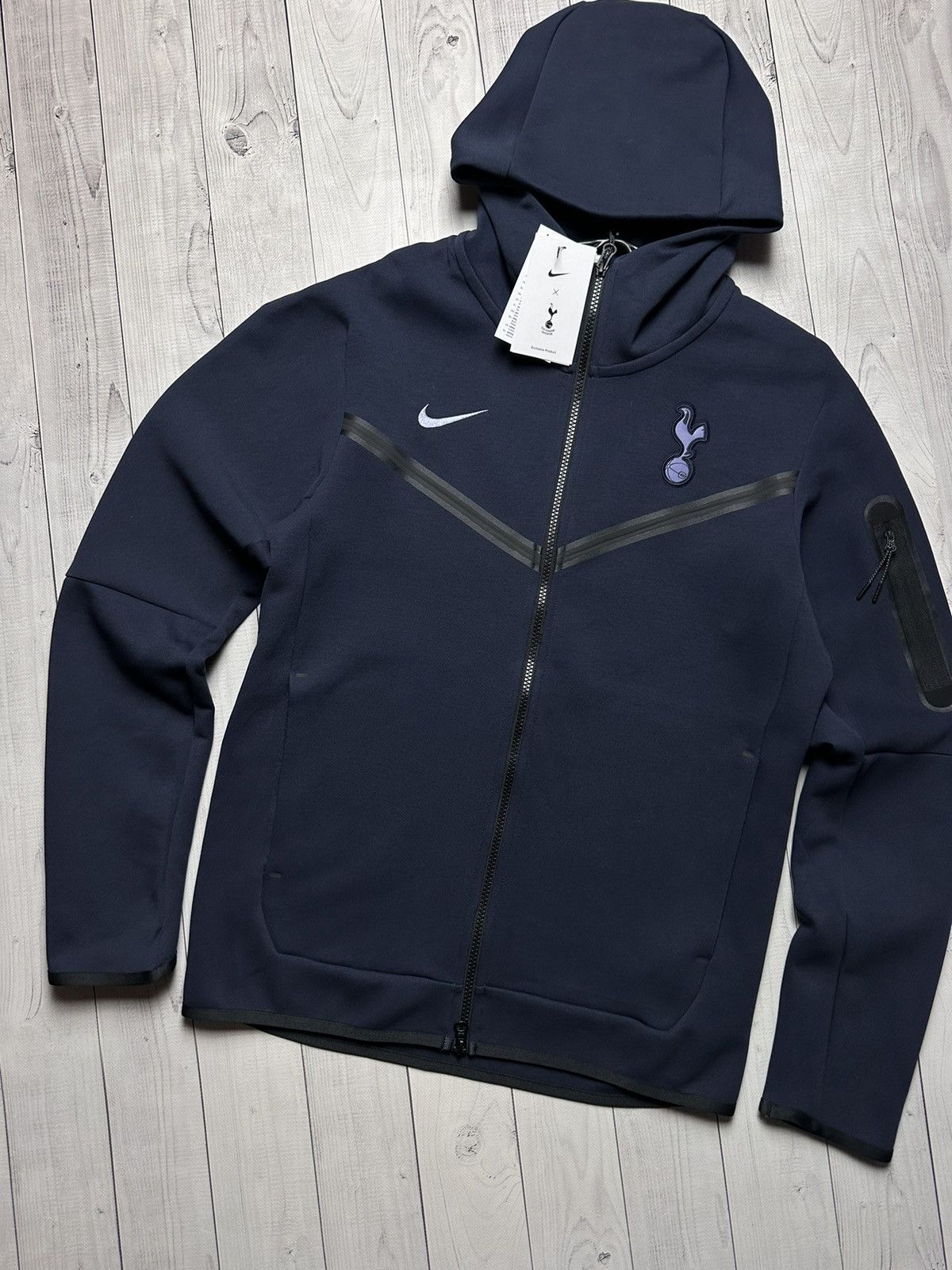 Nike Nike Tech fleece Zip Hoodie Tottenham Spurs size S drill Size US S / EU 44-46 / 1 - 2 Thumbnail