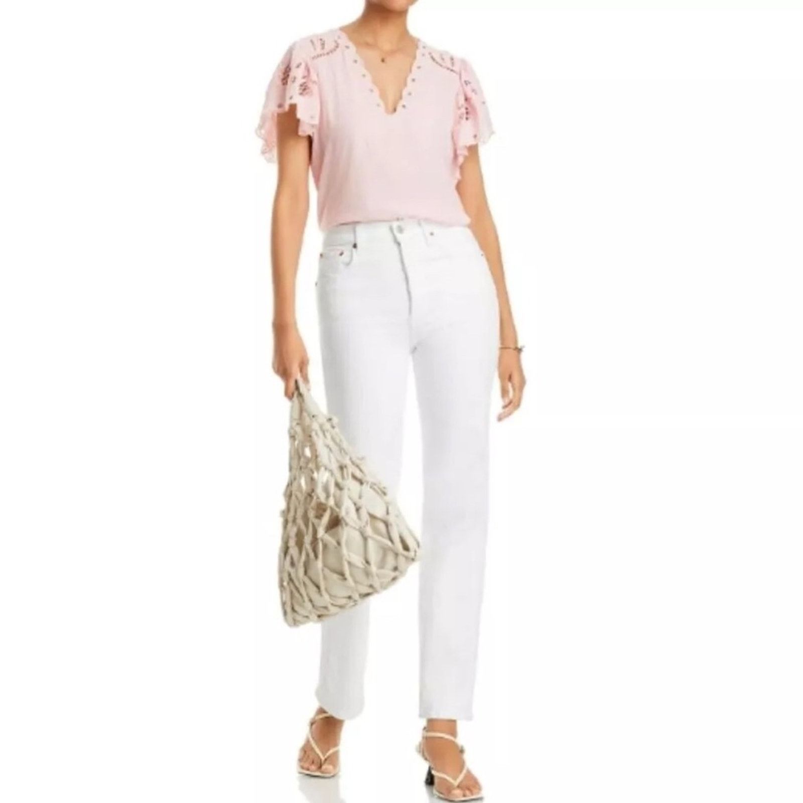 Ramy Brook Ramy Brook Rochelle Top in Pink Size S / US 4 / IT 40 - 1 Thumbnail