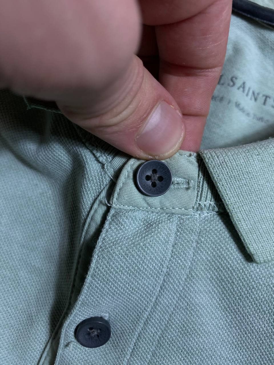 Allsaints × Vintage Allsaints Designer Luxury Polo Shirt Size US XXL / EU 58 / 5 - 8 Thumbnail