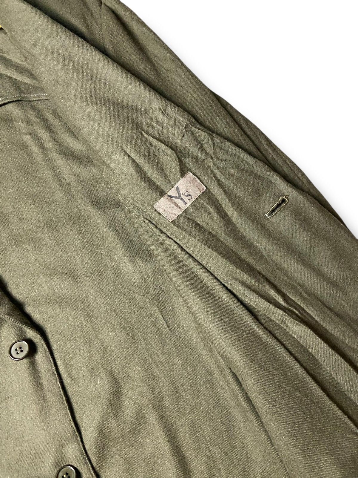 Yohji Yamamoto Y’s x Yohji Yamamoto Trashed Wool Coat (126) Size US S / EU 44-46 / 1 - 3 Thumbnail