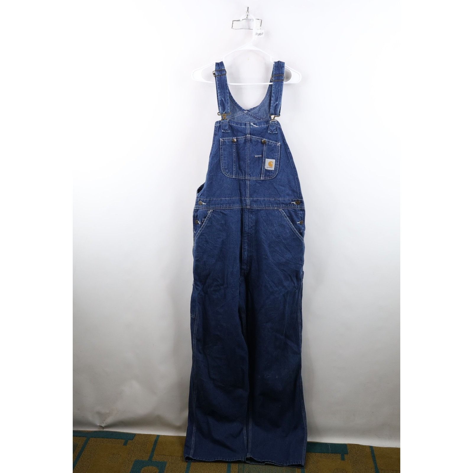 Carhartt Vintage Carhartt Distressed Spell Out Wide Leg Overalls Size US 38 / EU 54 - 1 Thumbnail