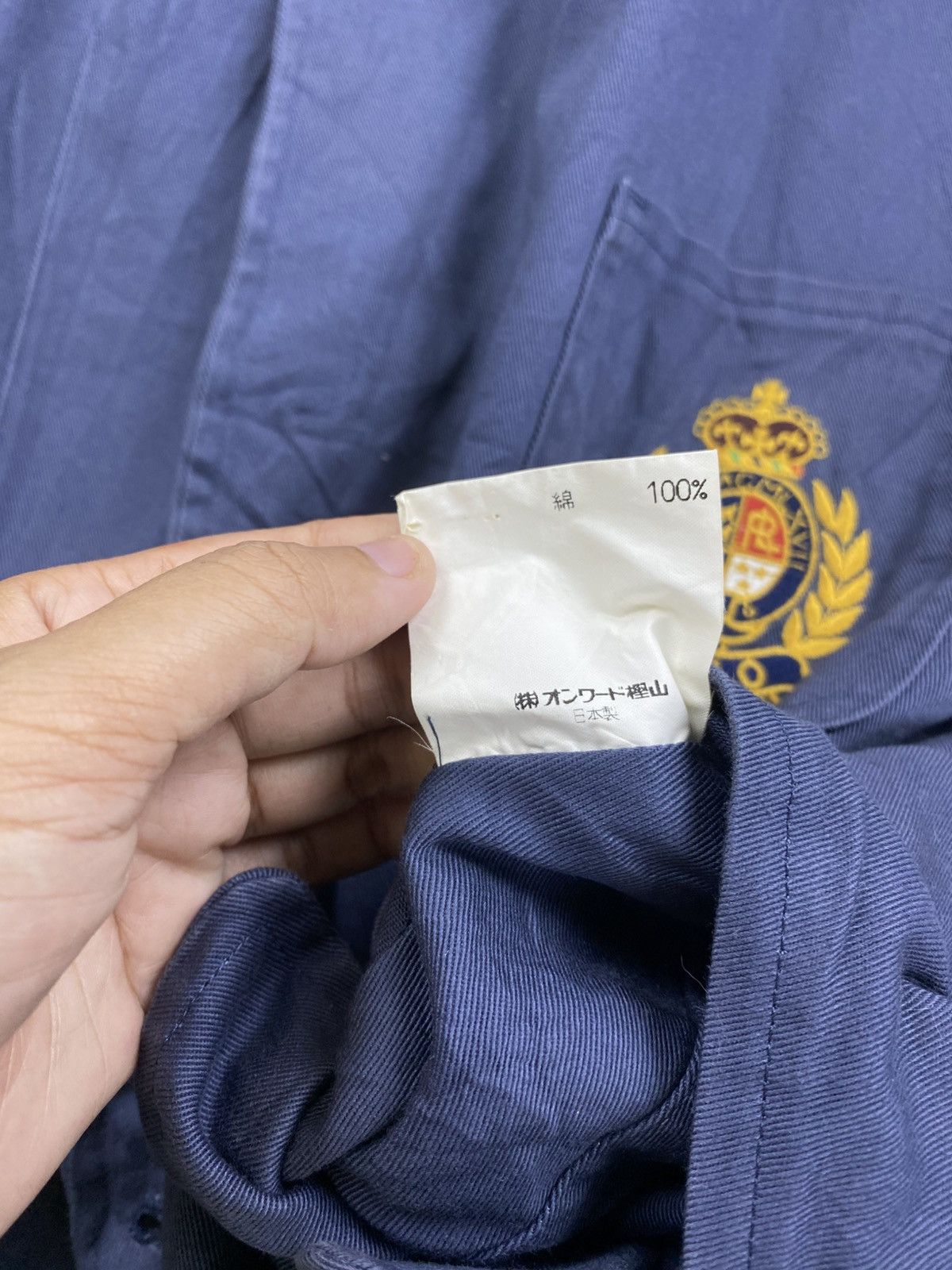 Polo Ralph Lauren × Ralph Lauren × Vintage Vtg 80s Polo Ralph Lauren Embroidery Logo Coat Jacket Size US M / EU 48-50 / 2 - 12 Thumbnail