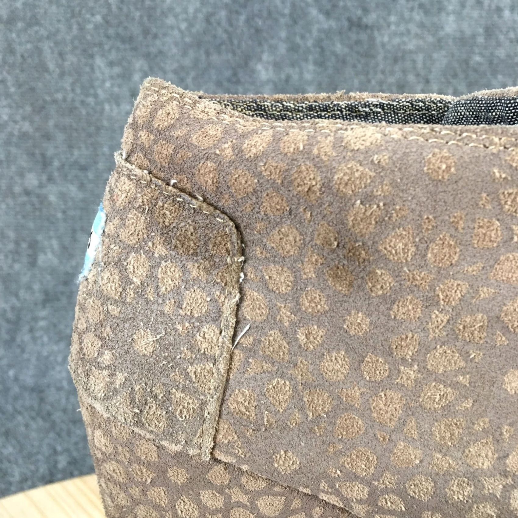 Toms TOMS Boots Womens 8.5 Desert Brown Herringbone Wedge Heels Casual Bootie Size US 9 / IT 39 - 3 Thumbnail