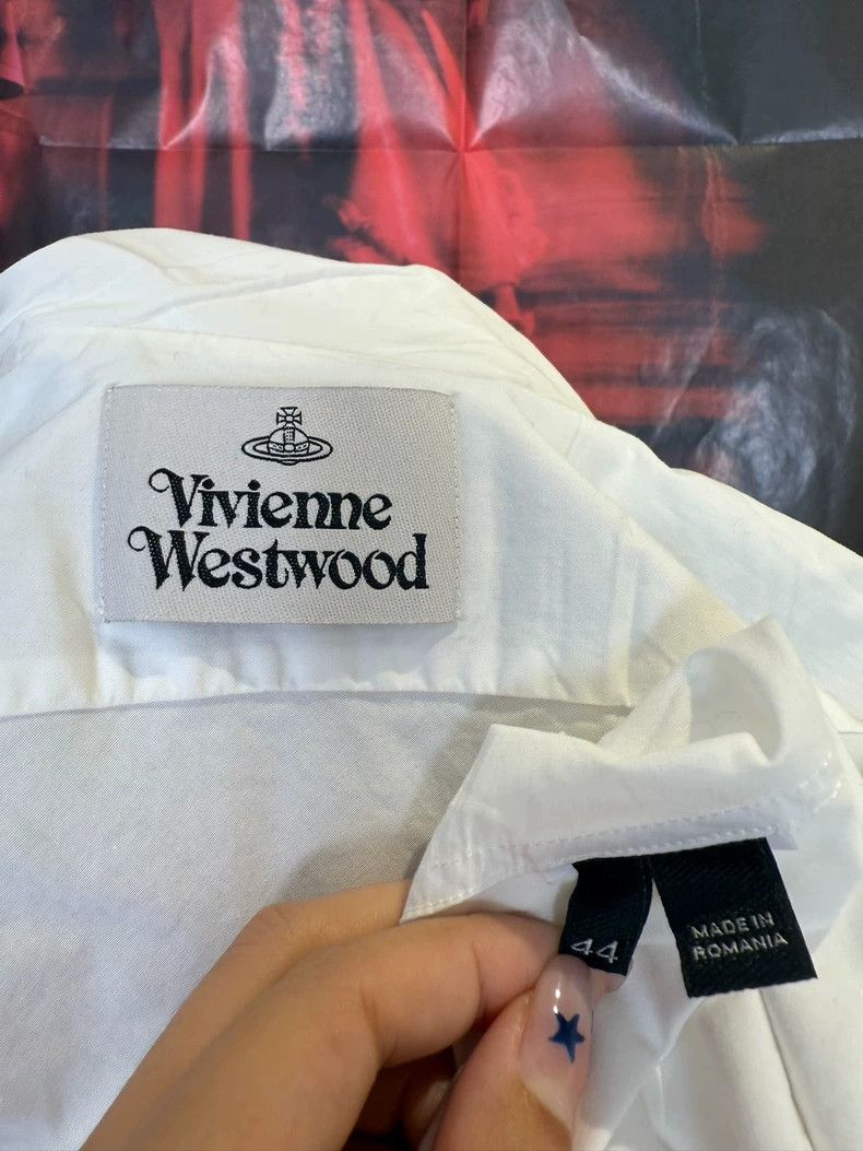 Vivienne Westwood Vivienne Westwood White drunkard shirt Size M / US 6-8 / IT 42-44 - 7 Thumbnail