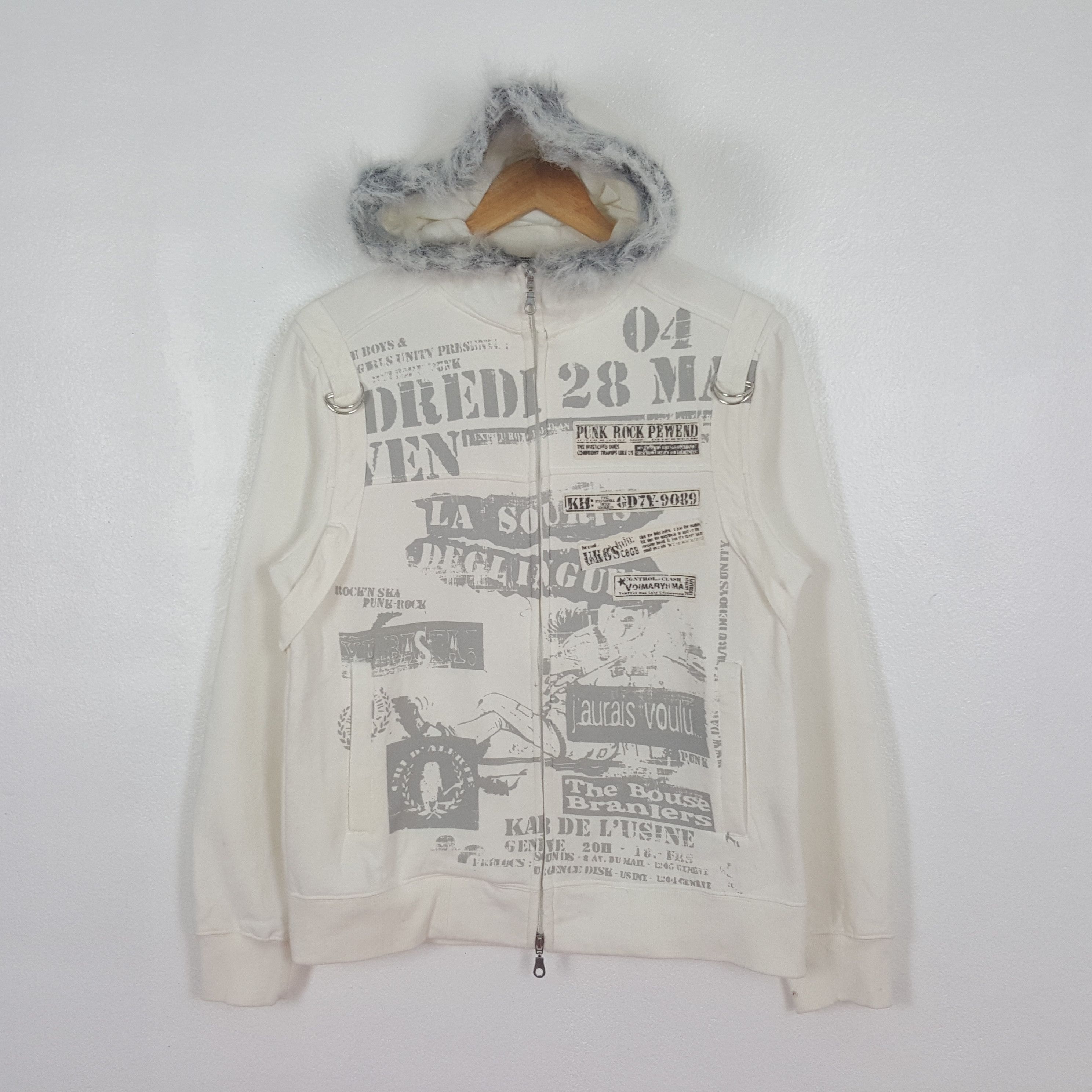 Vintage Vintage The Bouse Branlers Punk Hoodies C307N16 Size US S / EU 44-46 / 1 - 1 Thumbnail