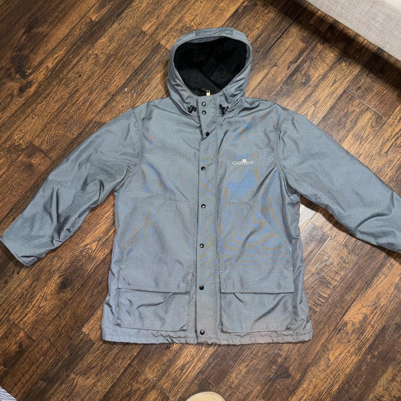Carhartt Vtg Carhartt C50 Mtg Metal Gray Parka Jacket Coat Chore Size US XL / EU 56 / 4 - 1 Thumbnail