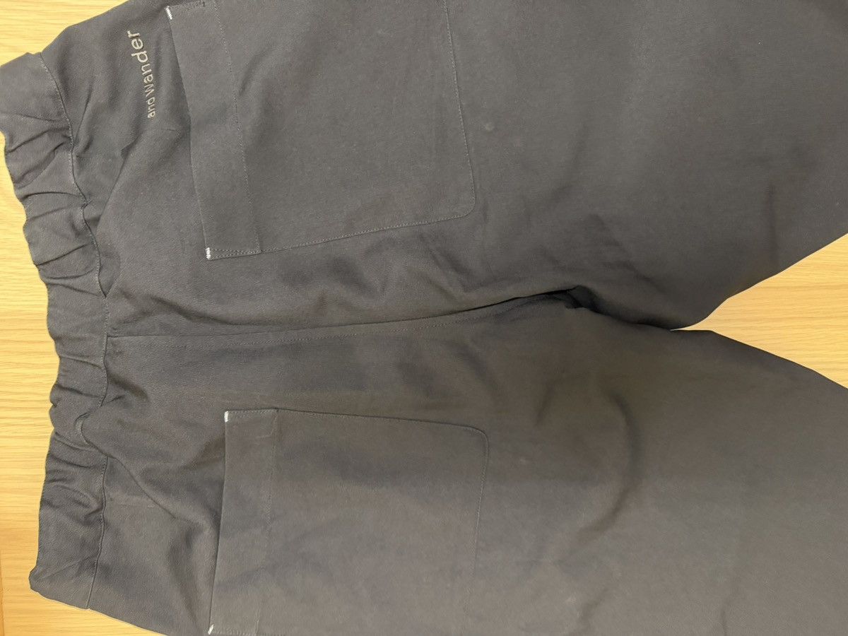 And Wander : and wander Black Technical Easy Pants Web Belt Tapered Size US 33 - 7 Thumbnail