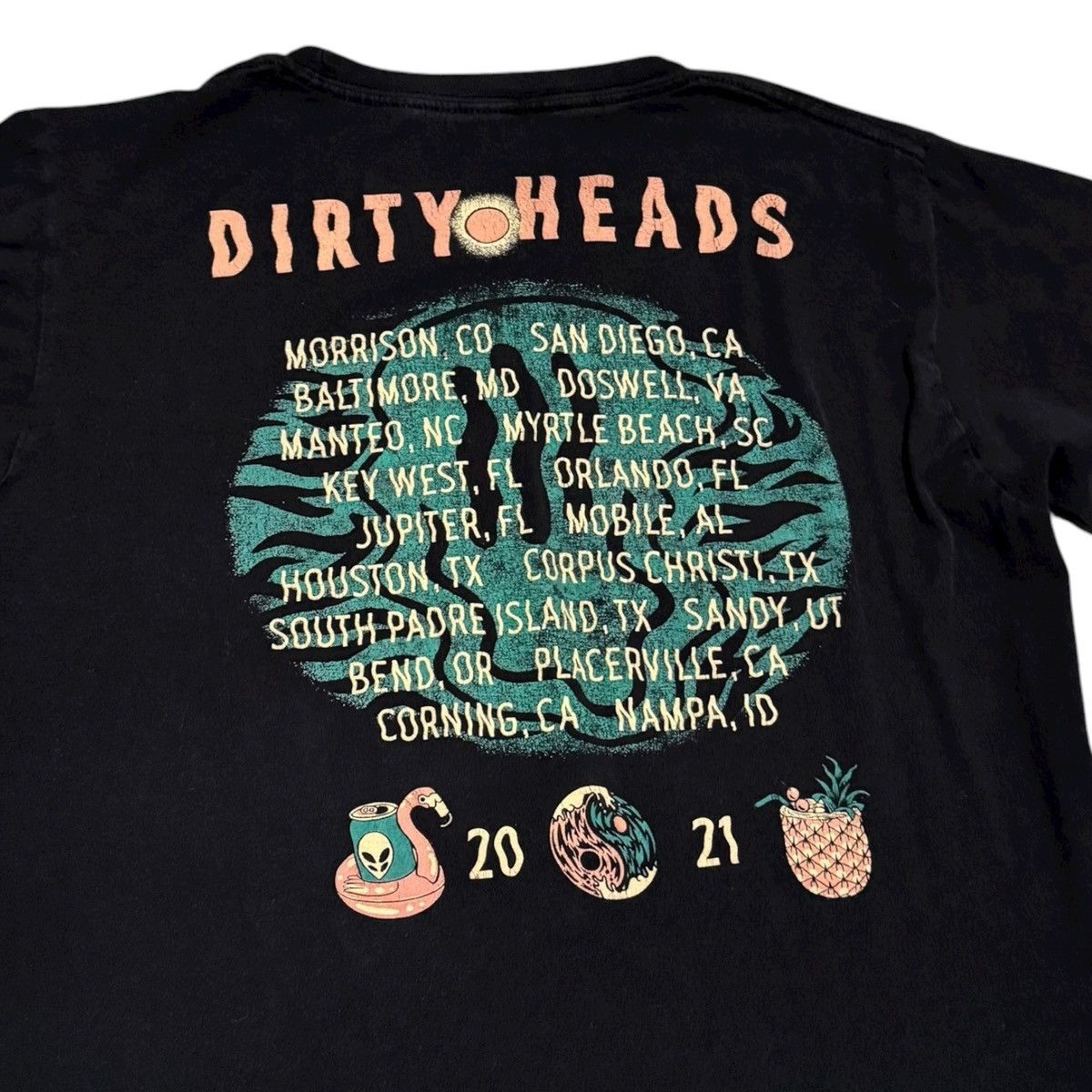 Other Dirty Heads Cotton 2021 Tour Music Band Shirt Men's Small Size US S / EU 44-46 / 1 - 4 Thumbnail