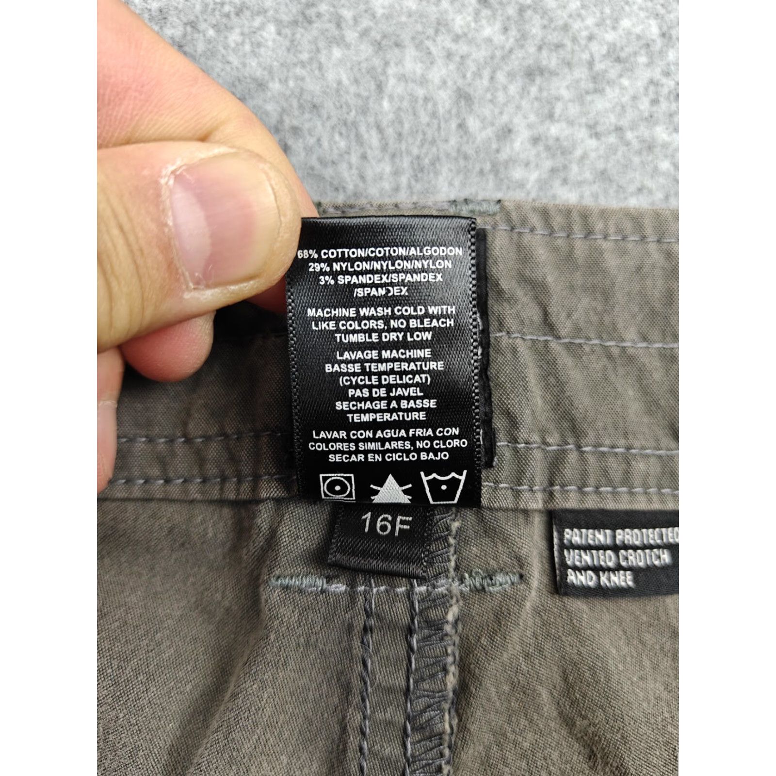 Vintage Kuhl Pants Mens 38x32 Brown Canvas Vented Crotch Knee Cargo Hiking Workwear Size US 38 / EU 54 - 4 Thumbnail