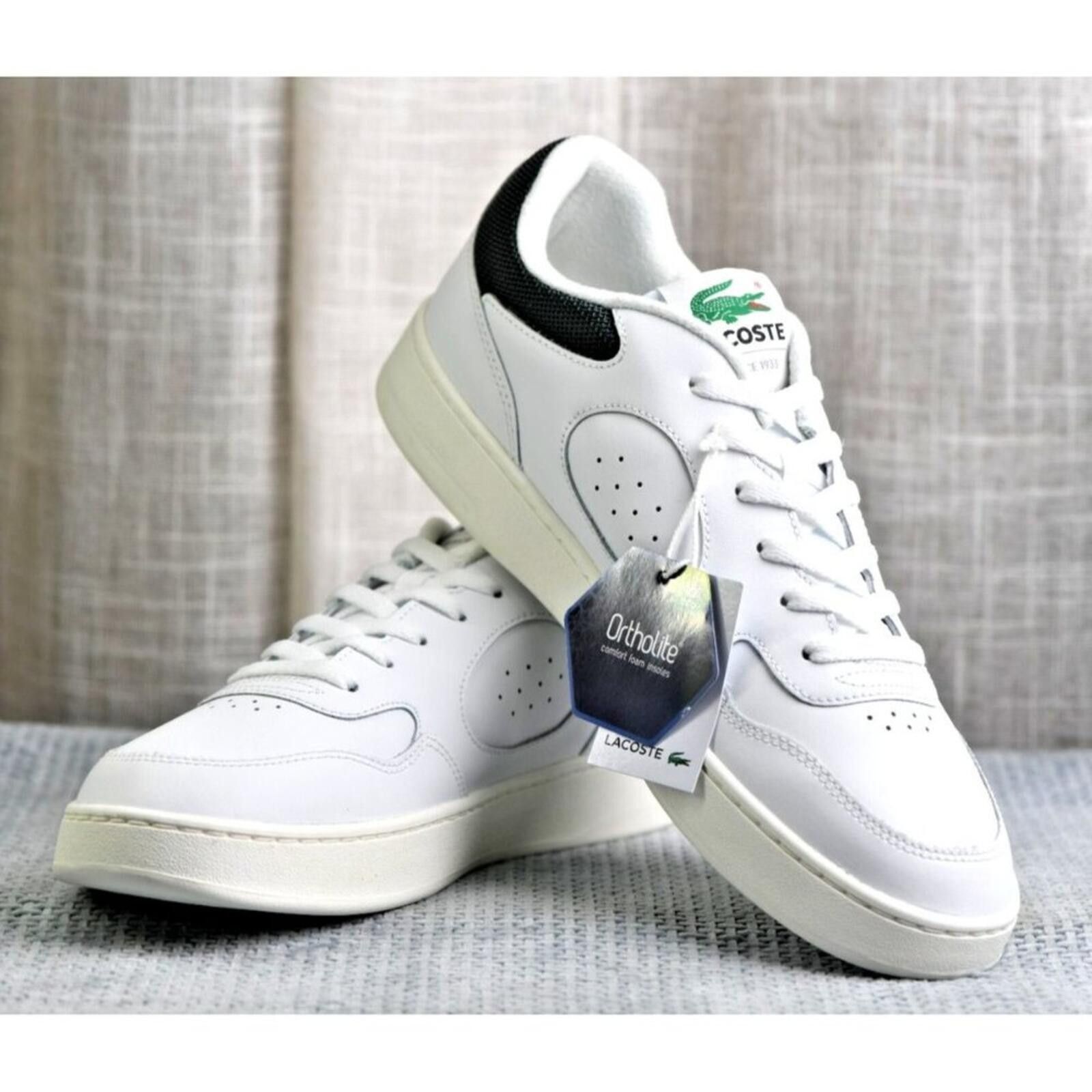 Lacoste LaCoste Lineset 223 Leather | White/Dark Green Size US 11 / EU 44 - 1 Thumbnail