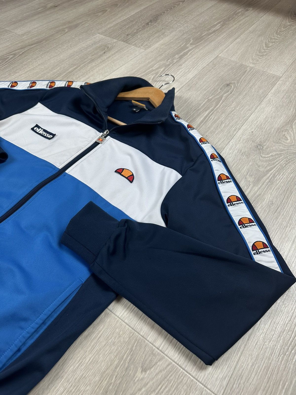 Ellesse × Vintage Vintage Ellesse Track Top Zip Sweatshirt Tennis Size US M / EU 48-50 / 2 - 6 Thumbnail