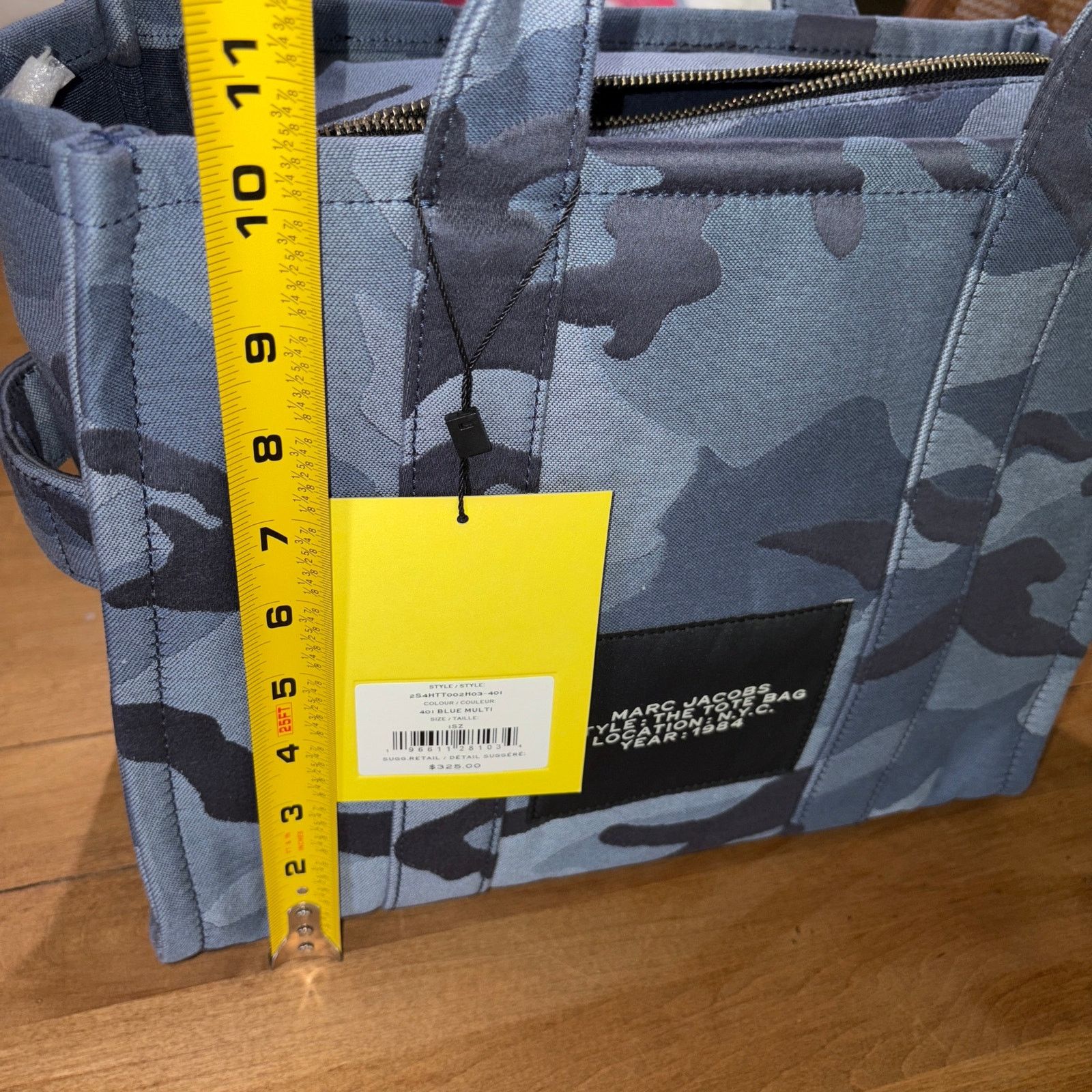 Marc Jacobs NWT Marc Jacobs The Camo Jacquard Medium Tote Bag BLue NEW Size ONE SIZE - 8 Thumbnail