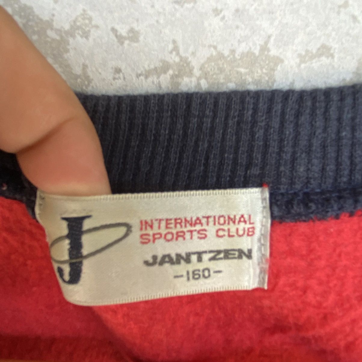 Other Vintage Jantzen Big Printed Crewneck Sweatshirt Red/Gray Size US M / EU 48-50 / 2 - 5 Thumbnail