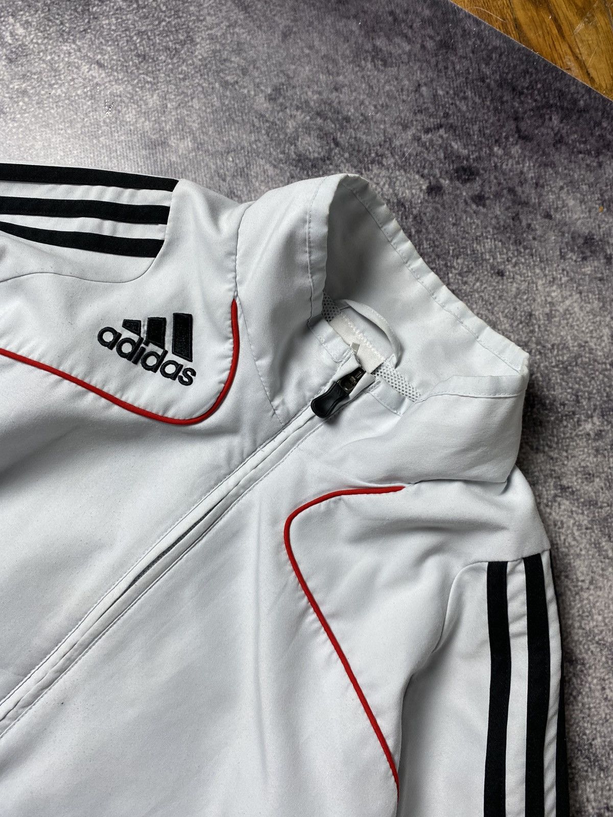 Adidas vintage adidas track suit jacket pants grey navi Size US L / EU 52-54 / 3 - 2 Thumbnail