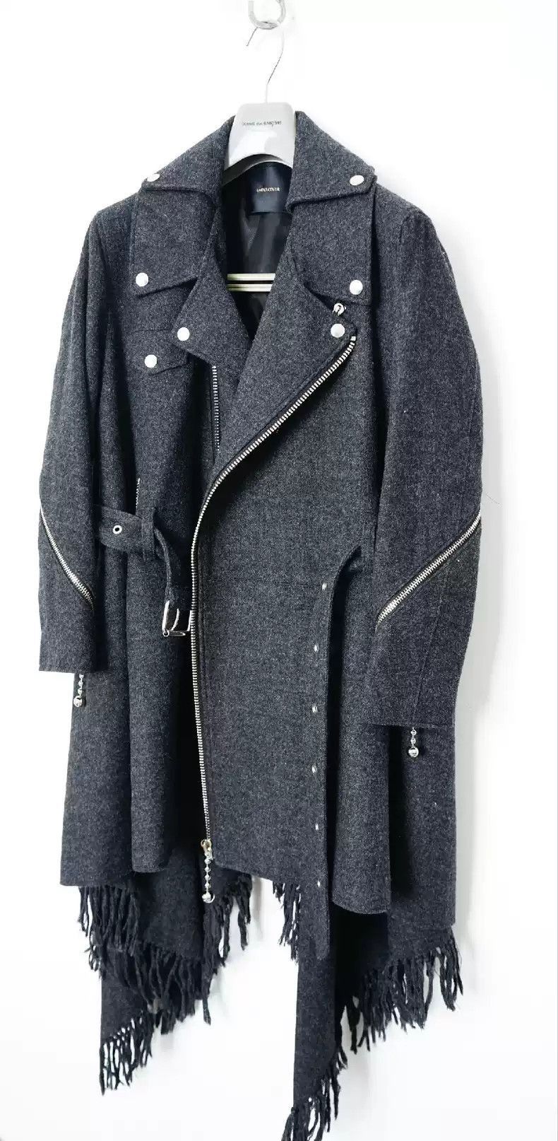 Undercover undercover Autumn/Winter Fringe Wool coat Size US S / EU 44-46 / 1 - 6 Thumbnail