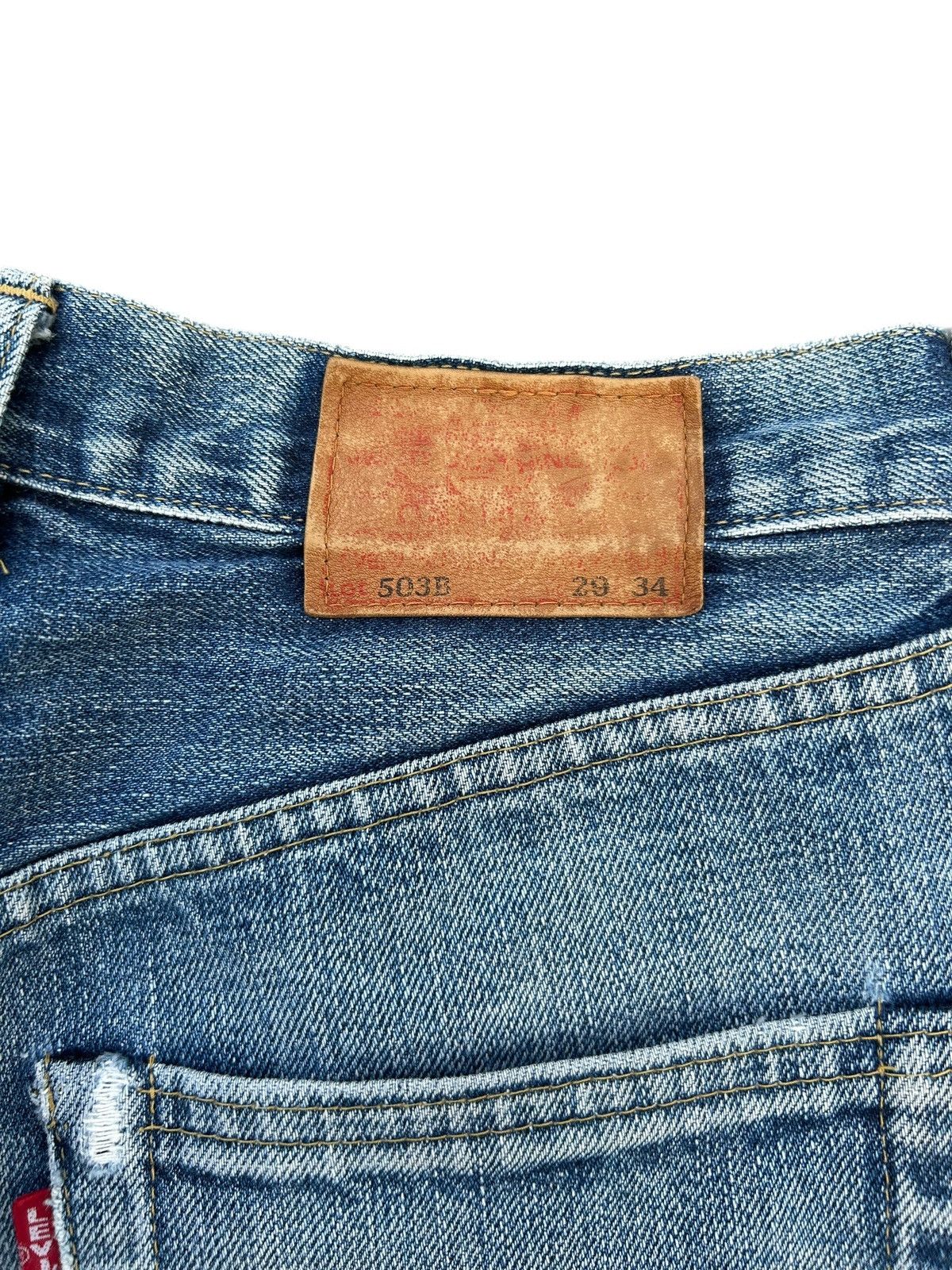 Kapital Thrashed Vintage Levis Big E Selvedge Denim Jeans Size US 29 - 12 Thumbnail