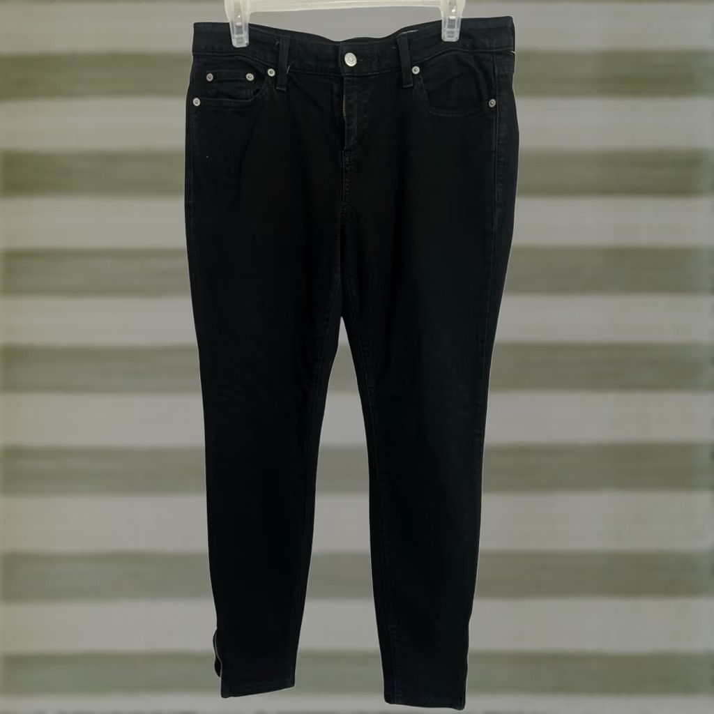 Vineyard Vines Vineyard Vines Skinny Jeans Womens Black Cotton Stretch 33x27 Clean Size 24" / US 00 / IT 34 - 1 Thumbnail