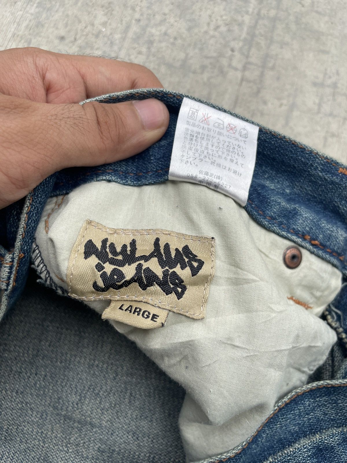 Japanese Brand 2000s japanese nylaus distressed flannel whisker jeans Size US 32 / EU 48 - 4 Thumbnail