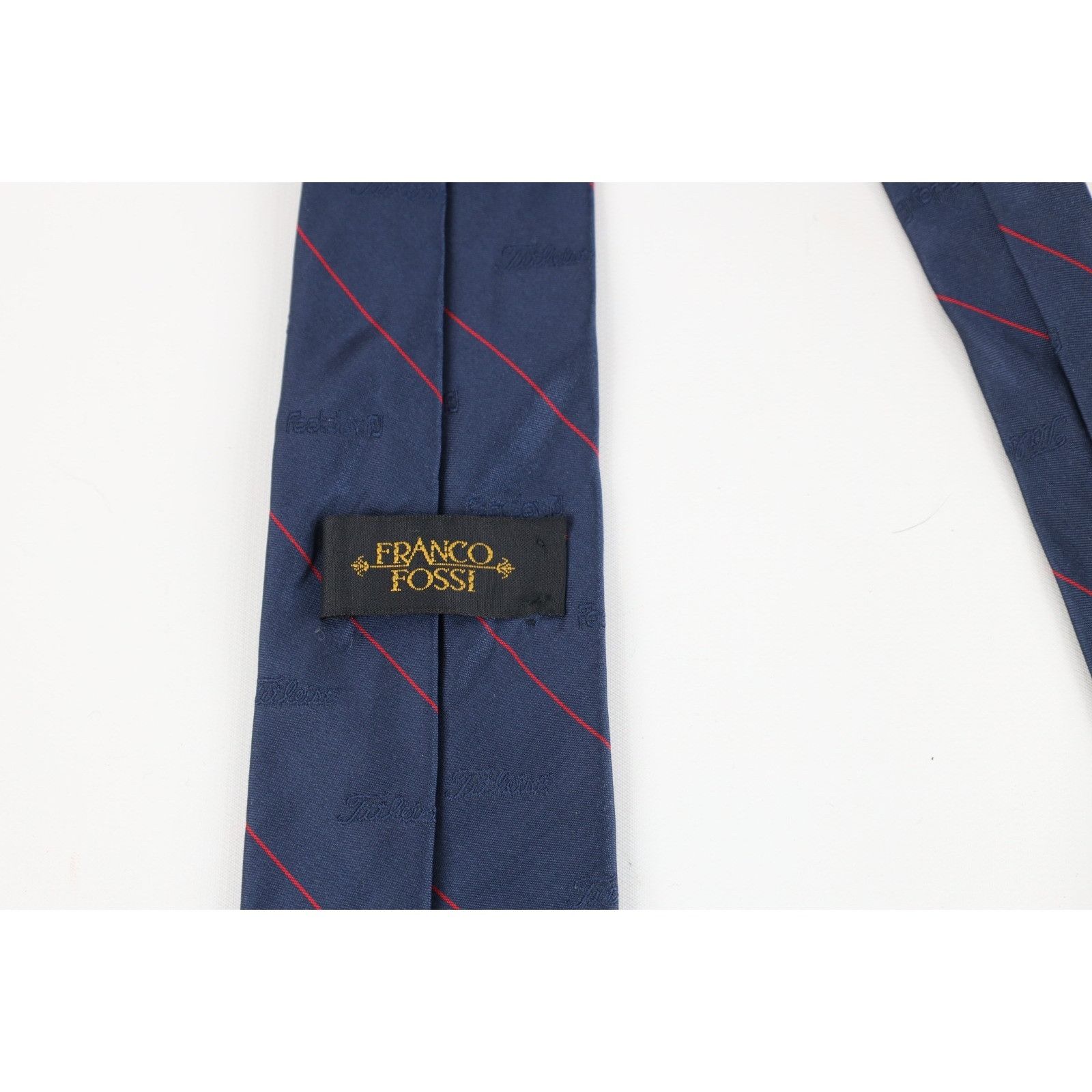 Vintage Vintage 90s Pro Tour FootJoy Titleist Striped Silk Neck Tie Size ONE SIZE - 5 Thumbnail