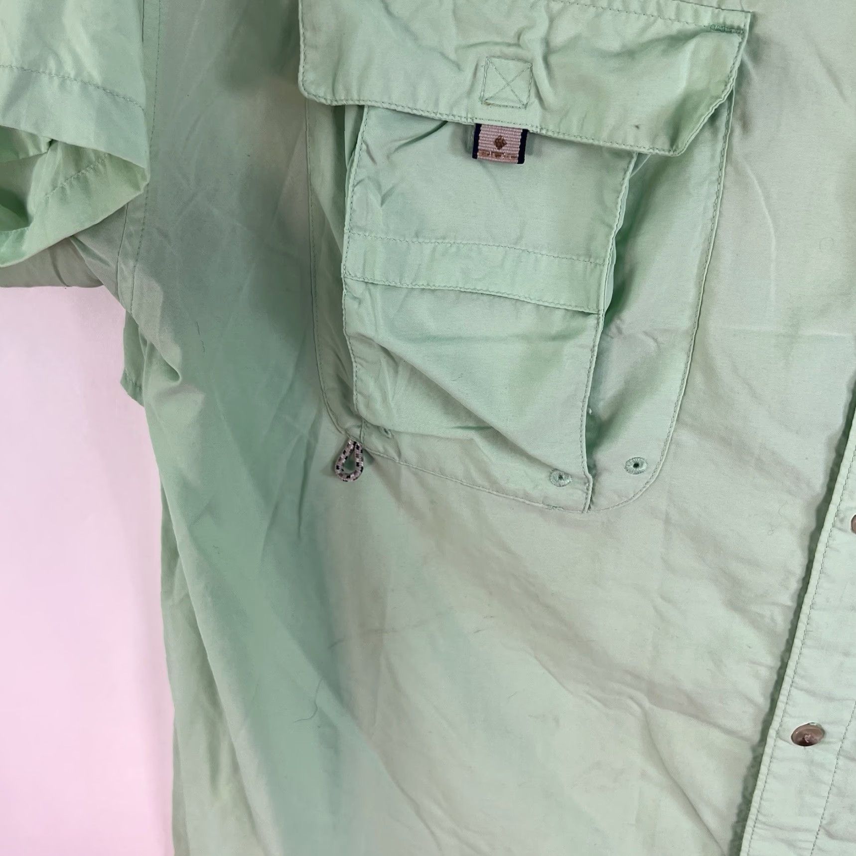 Vintage Columbia PFG Button-Down Shirt Mens Size 2XL Green Size US XXL / EU 58 / 5 - 5 Thumbnail