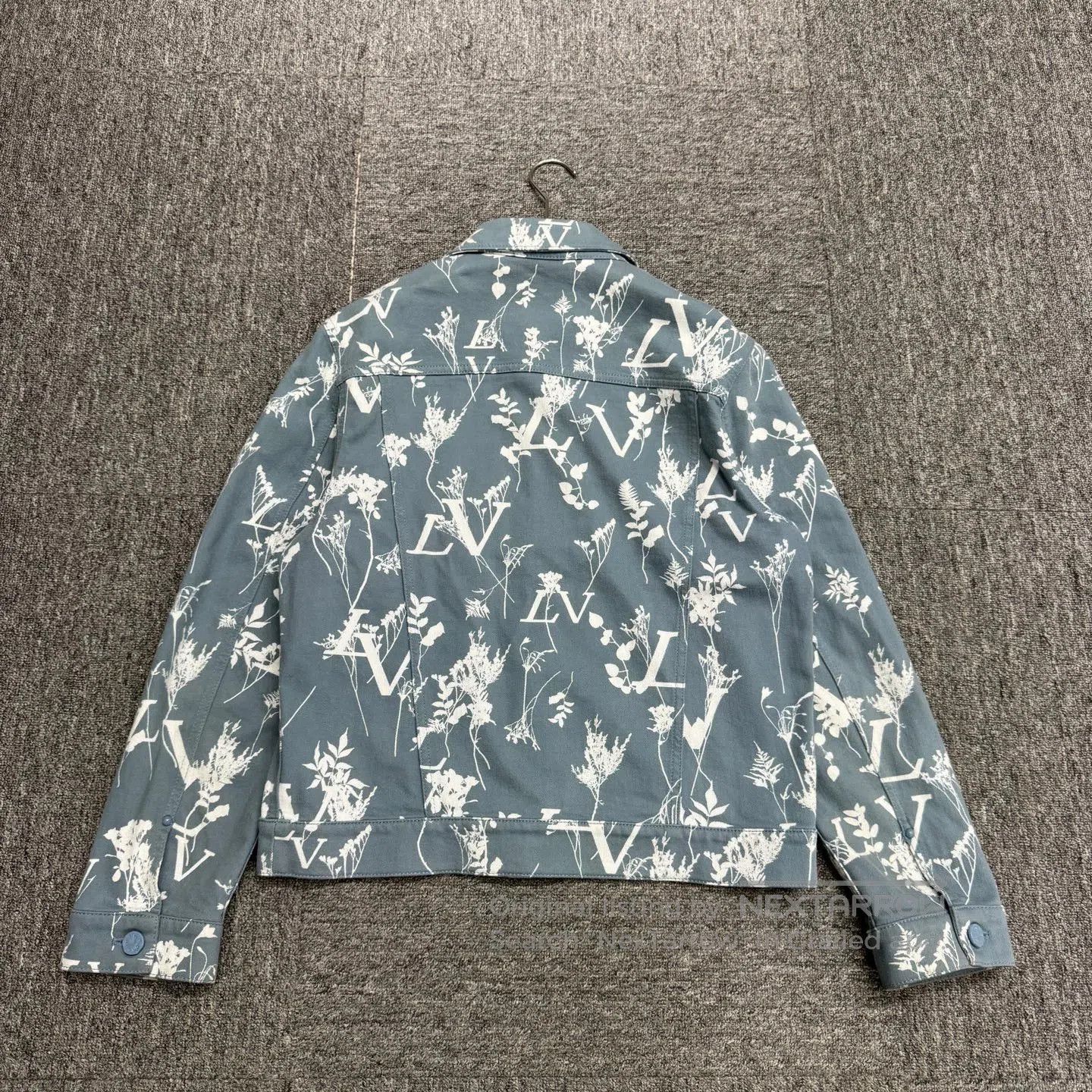 Louis Vuitton Blue Floral Print Button-Up Jacket. Size US S / EU 44-46 / 1 - 7 Thumbnail