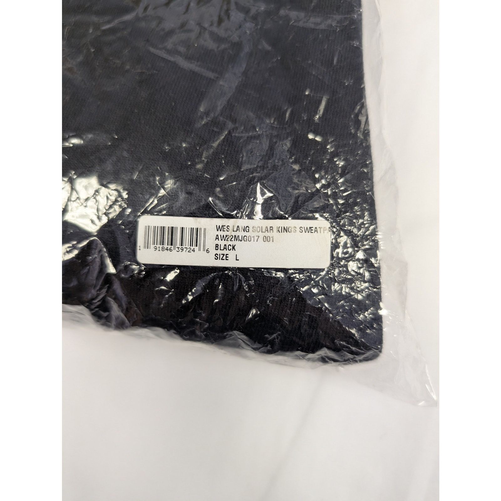 Amiri o1rshd1 Wes Lang Solar Kings Sweatpant in Black Size US 34 / EU 50 - 17 Thumbnail