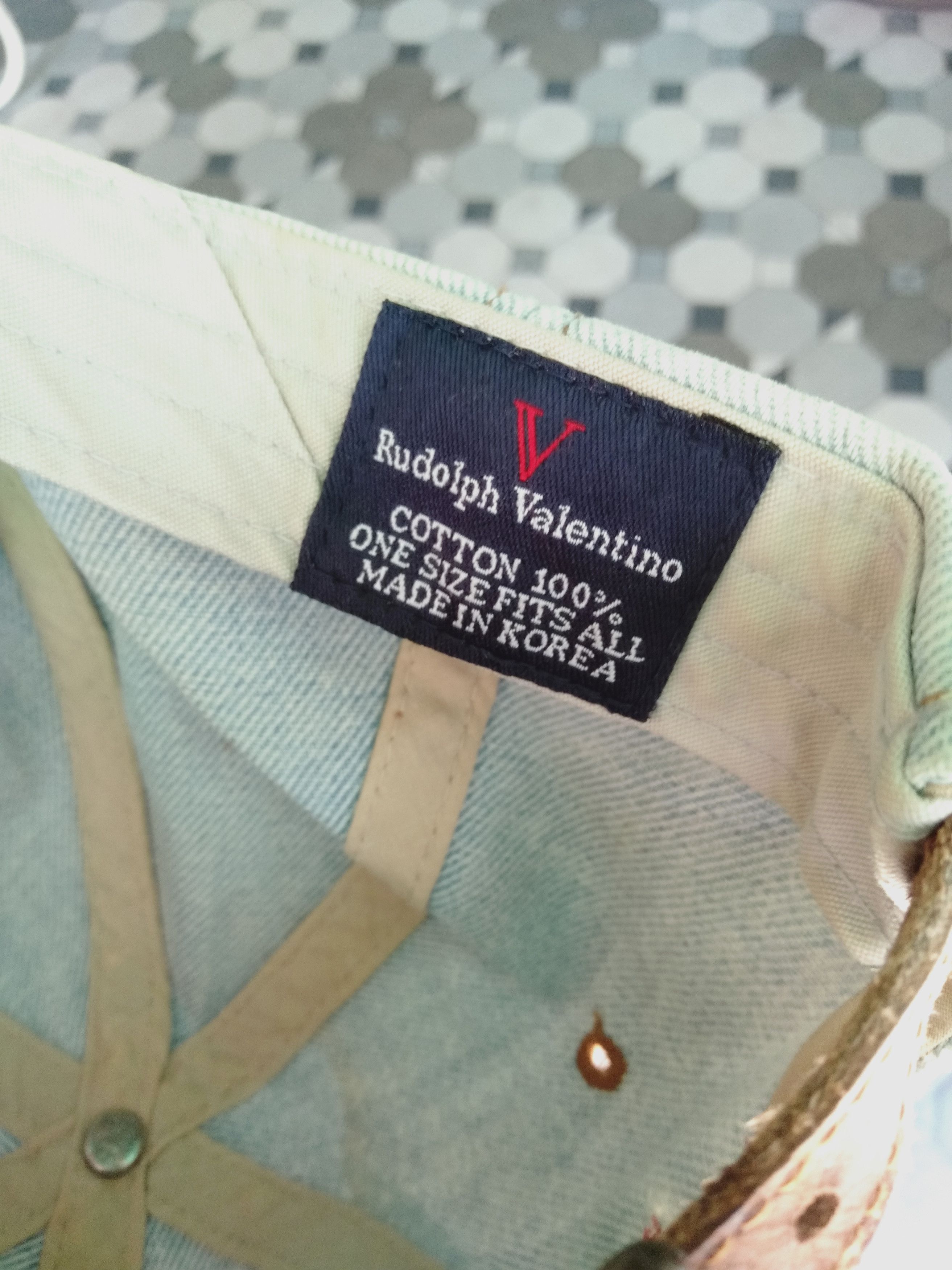 Japanese Brand Vintage rudolph valentino denim hat Size ONE SIZE - 4 Thumbnail