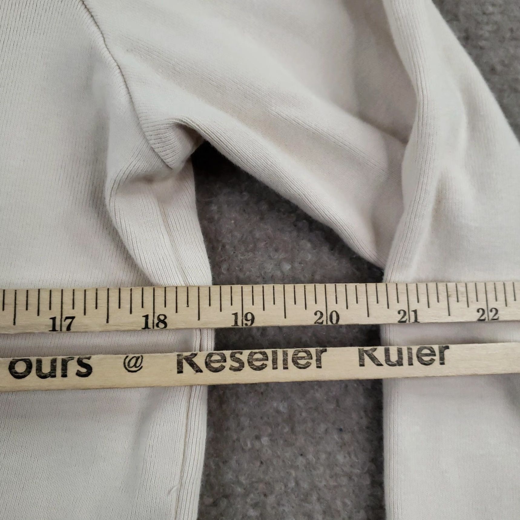GRP VINTAGE GPR1 Cardigan Sweater Womens XS Beige Cotton Open Front Longline Pockets USA Size XS / US 0-2 / IT 36-38 - 3 Thumbnail