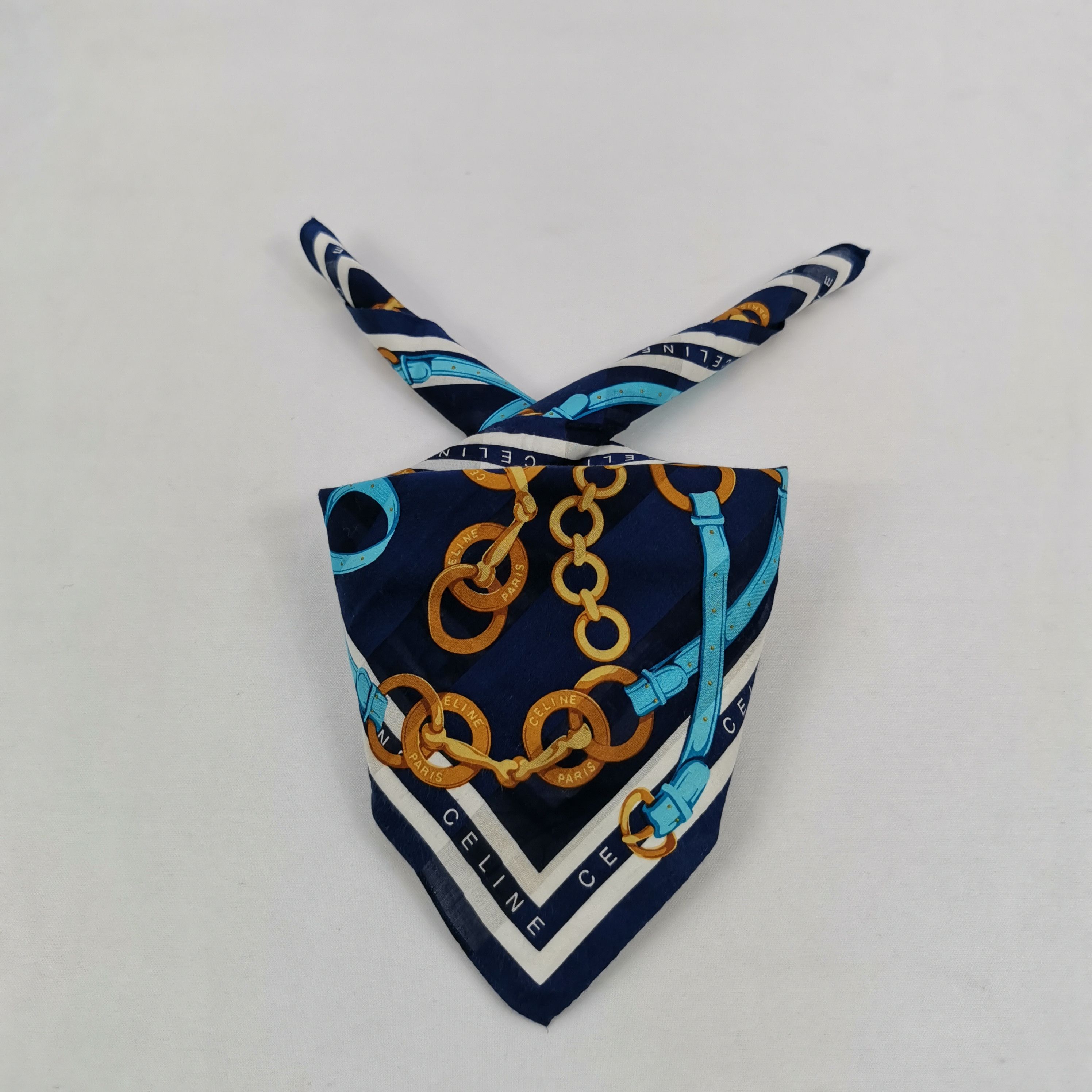 Celine Vintage Celine Handkerchief Neckerchief Bandana Size ONE SIZE - 4 Thumbnail