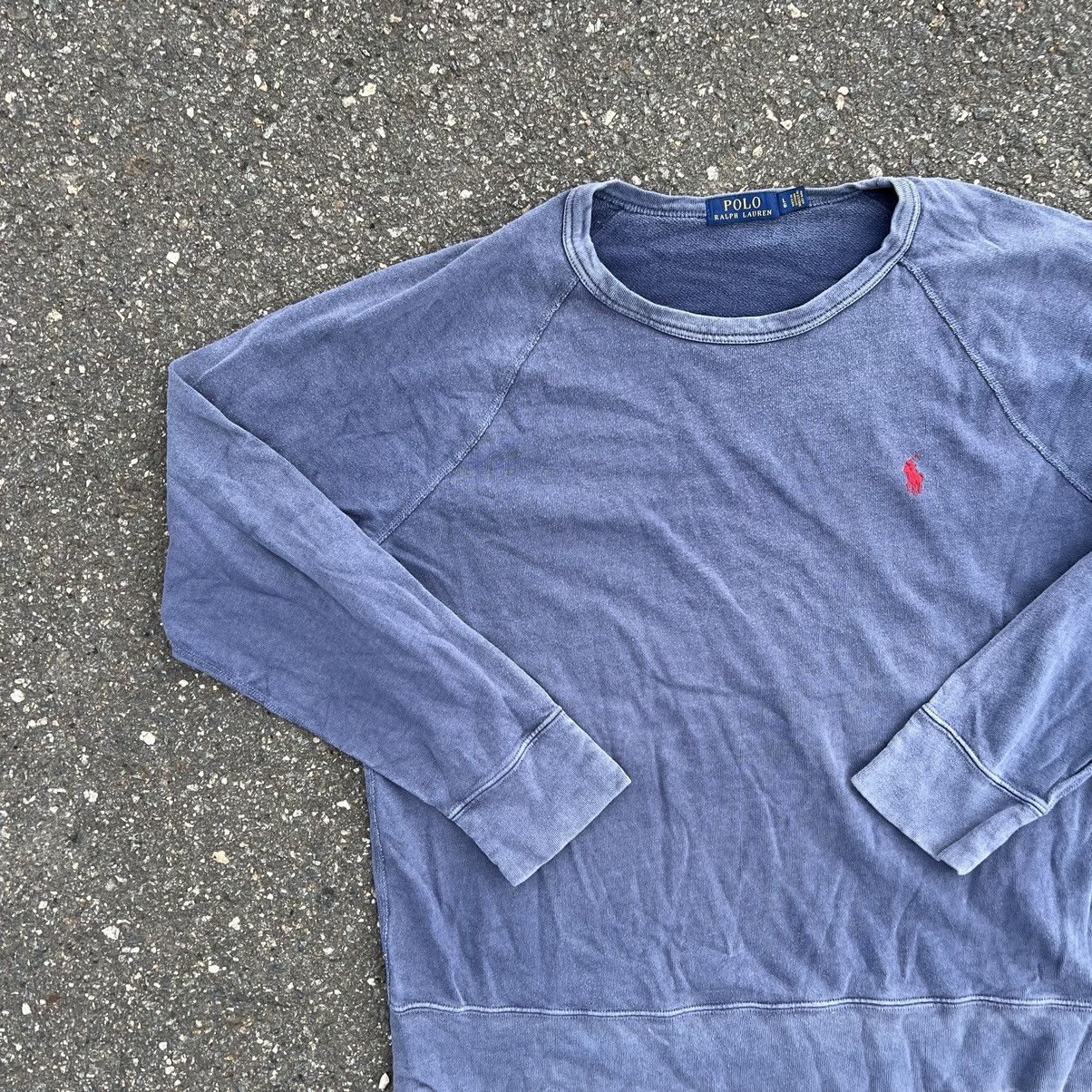Polo Ralph Lauren × Ralph Lauren × Vintage Ralph Lauren Vintage 90s Blue Sweatshirt Size US L / EU 52-54 / 3 - 3 Thumbnail