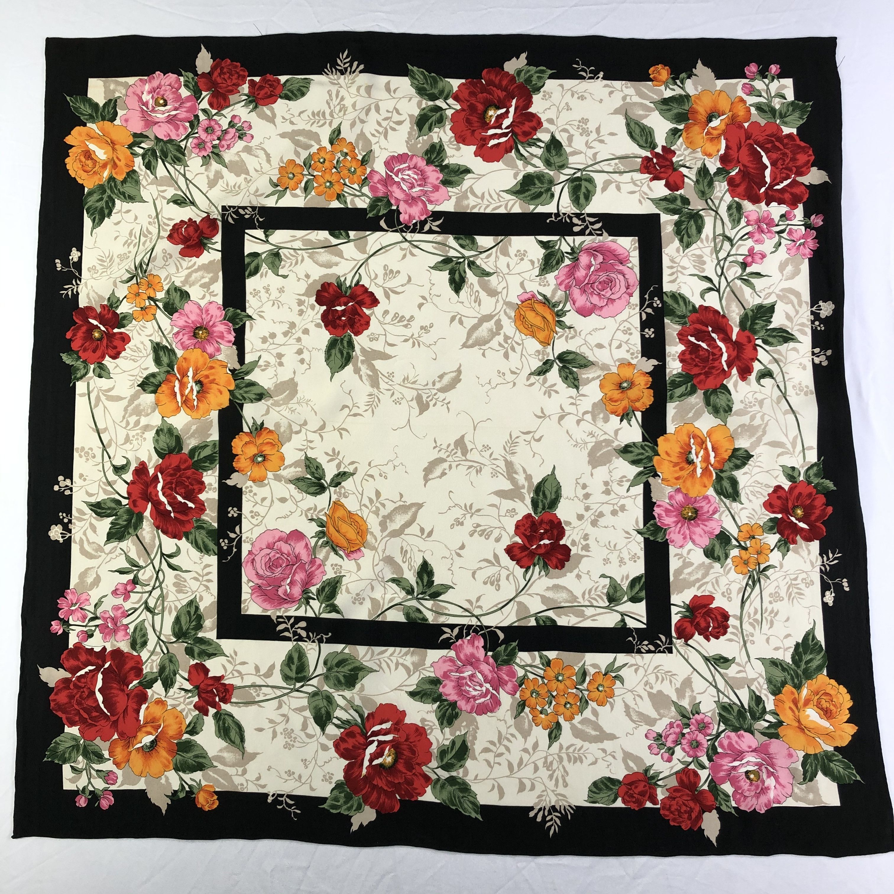 Vintage Vintage Silk Scarf Size ONE SIZE - 2 Thumbnail
