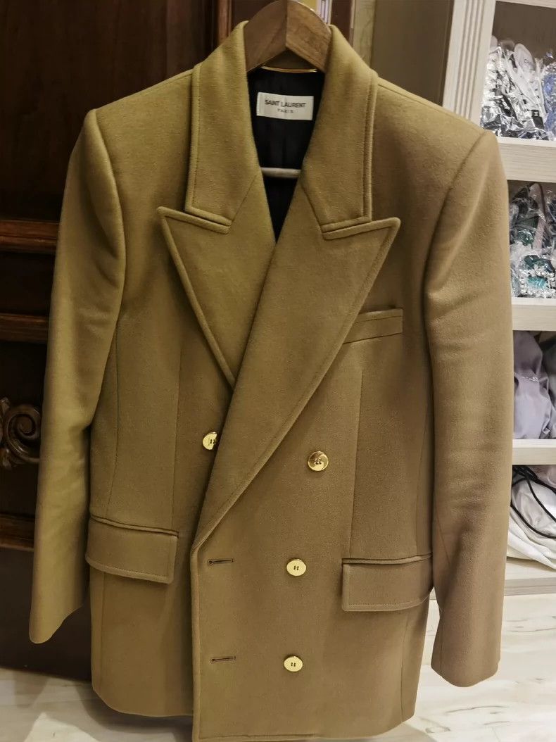Saint Laurent Paris Saint Laurent Paris Wool suit jacket-2506 Size US S / EU 44-46 / 1 - 1 Thumbnail