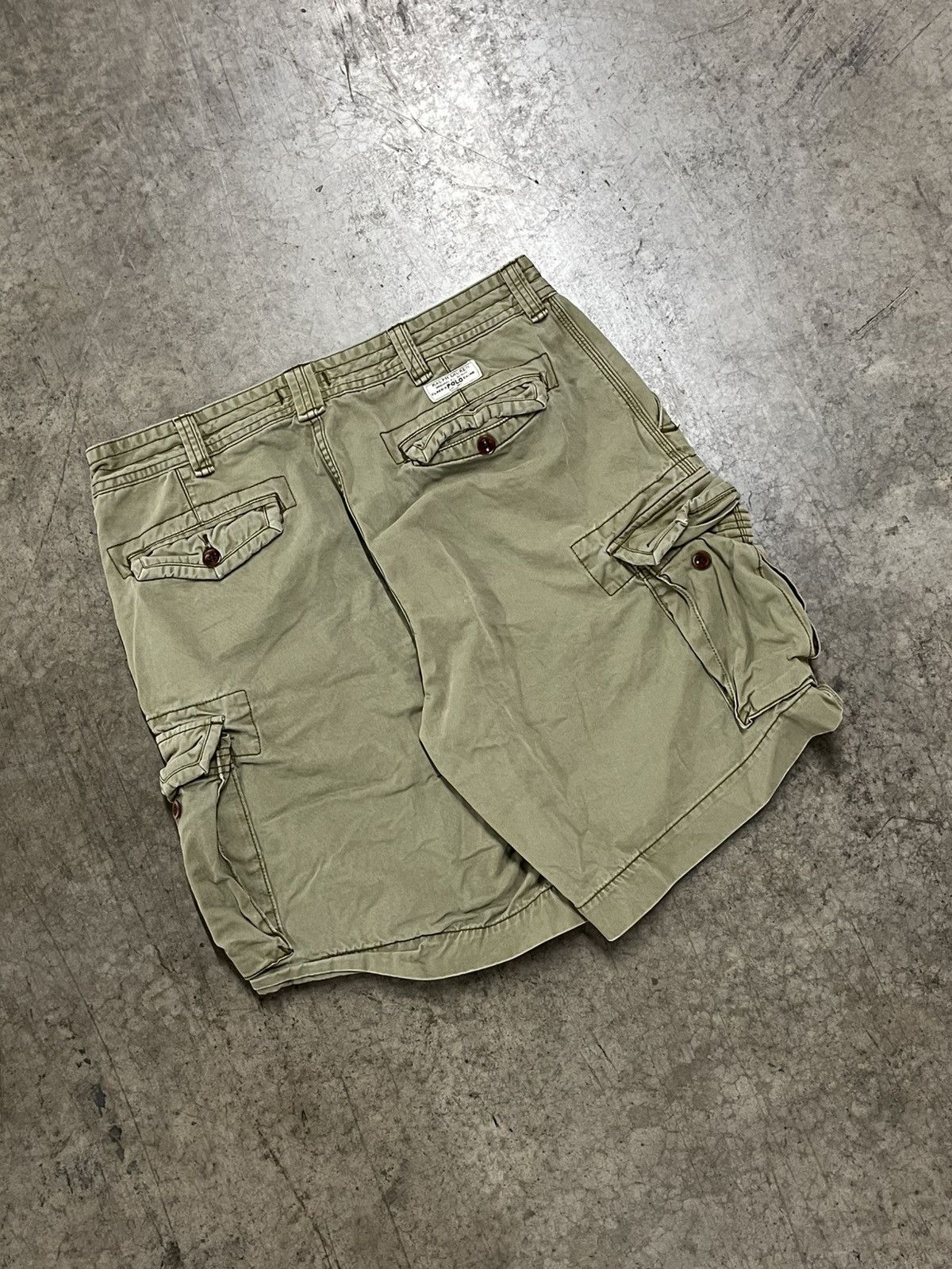 Polo Ralph Lauren × Vintage Polo Ralph Lauren vintage cargo shorts baggy skater rare Size US 36 / EU 52 - 4 Thumbnail