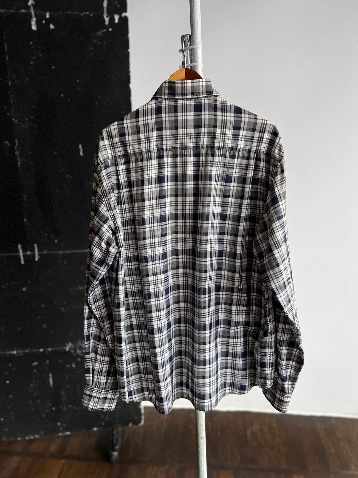Designer × Paul & Shark Paul&Shark Yachting Mens Plaid Long Sleeve Button Shirt Size US XL / EU 56 / 4 - 3 Thumbnail