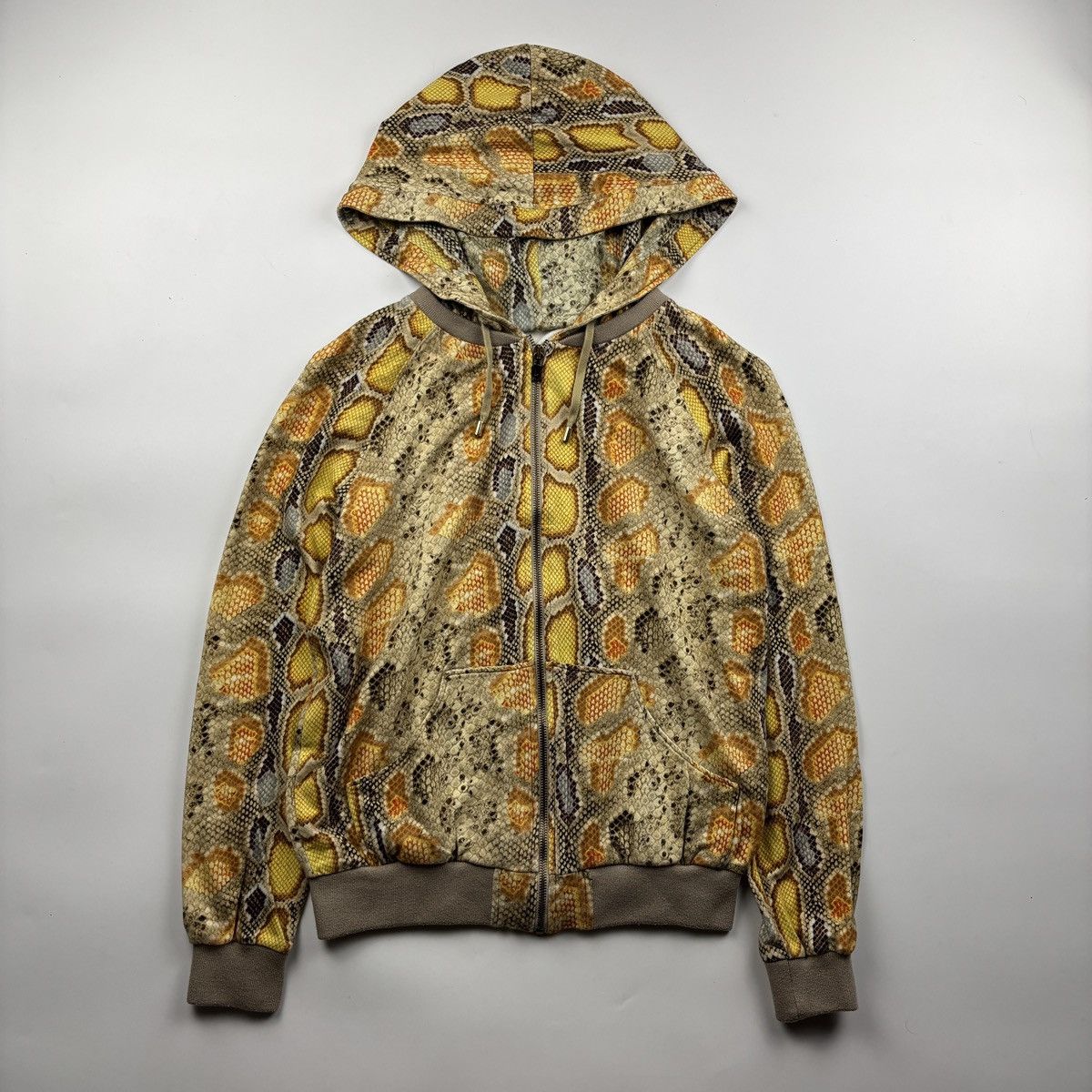 John Galliano John Galliano Snake Print Zip Up Hoodie Size XS / US 0-2 / IT 36-38 - 1 Thumbnail