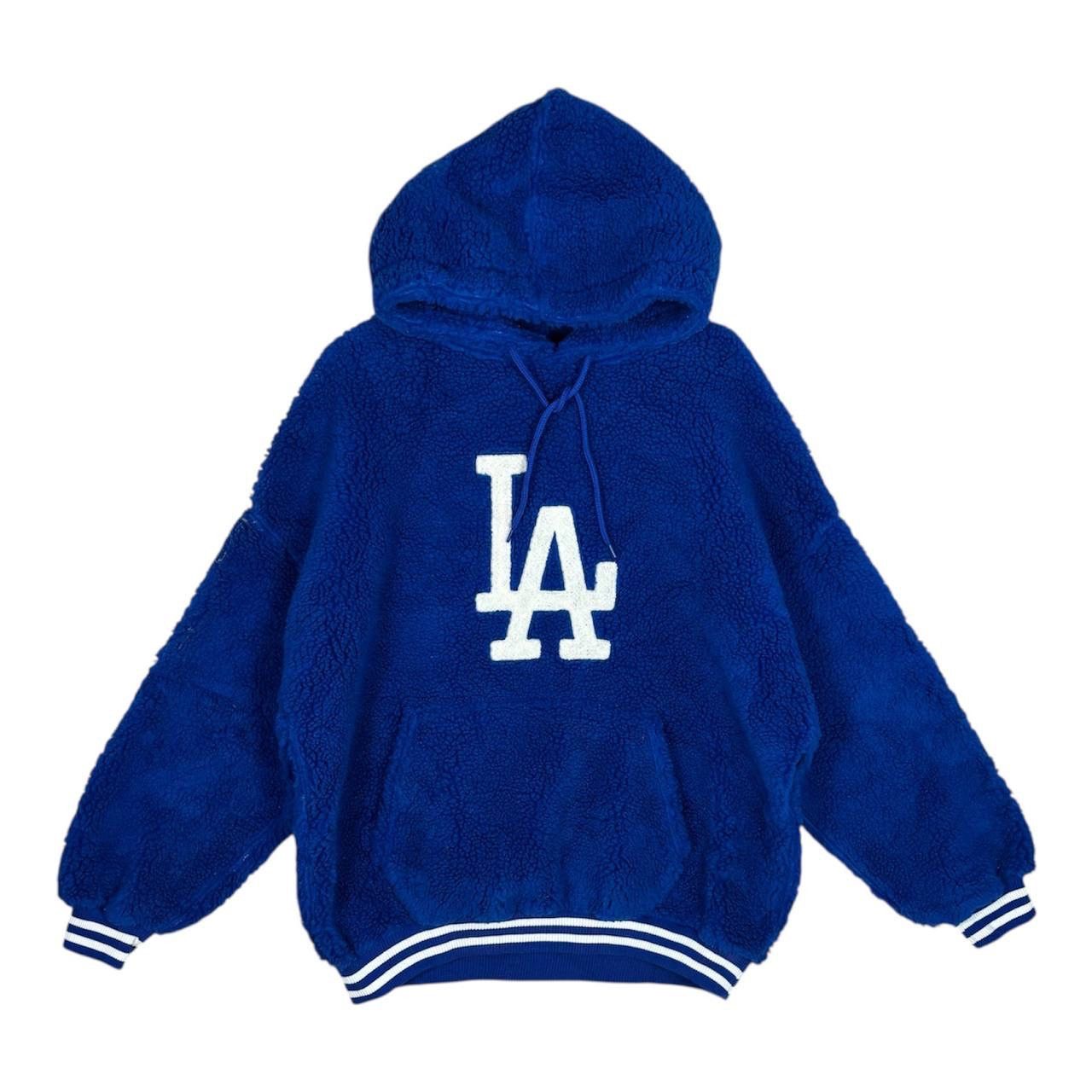 Japanese Brand Baggy Vision LA Fleece Sherpa Blue Hoodie Oversized Size US XL / EU 56 / 4 - 1 Thumbnail